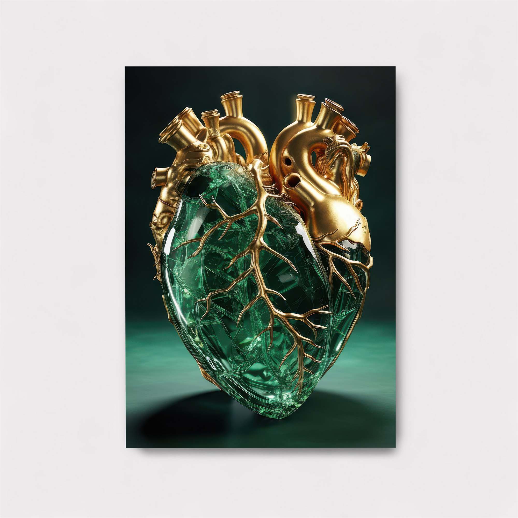 Crystal Heart Safe Wall Magnetic / M