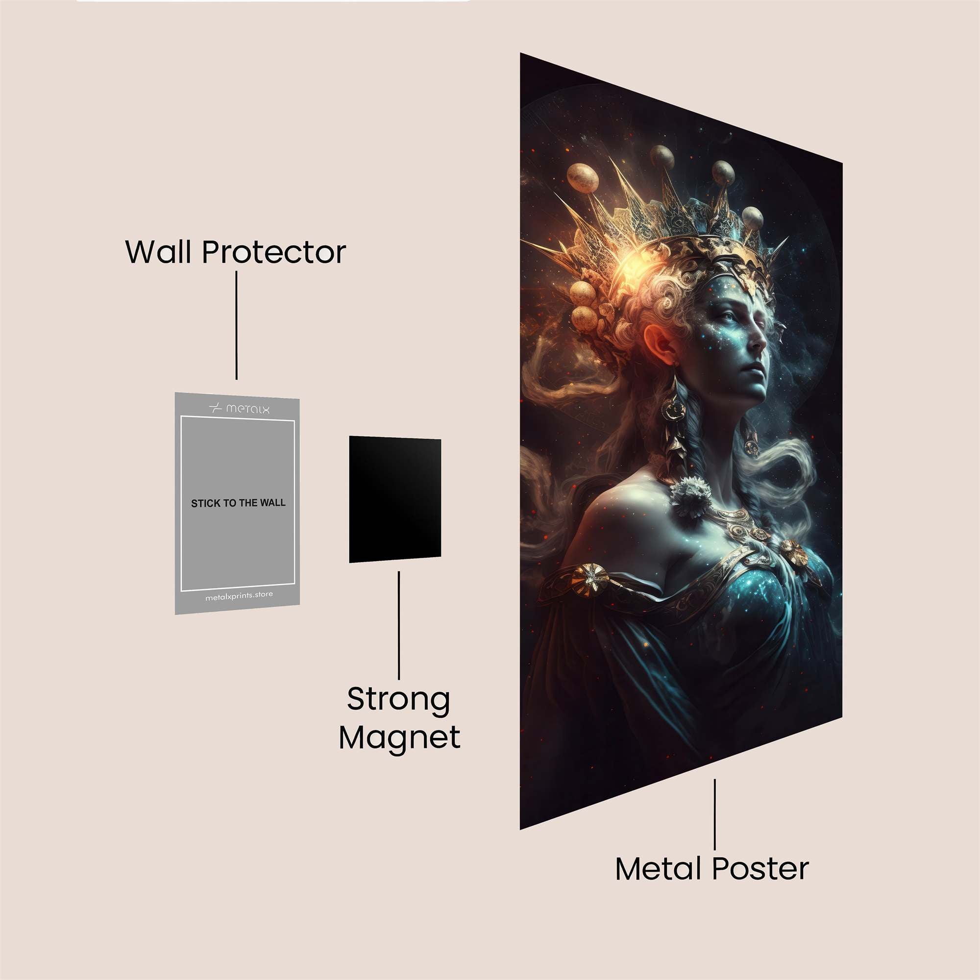 Amphitrite Enigmatic Safe Wall Magnetic / M