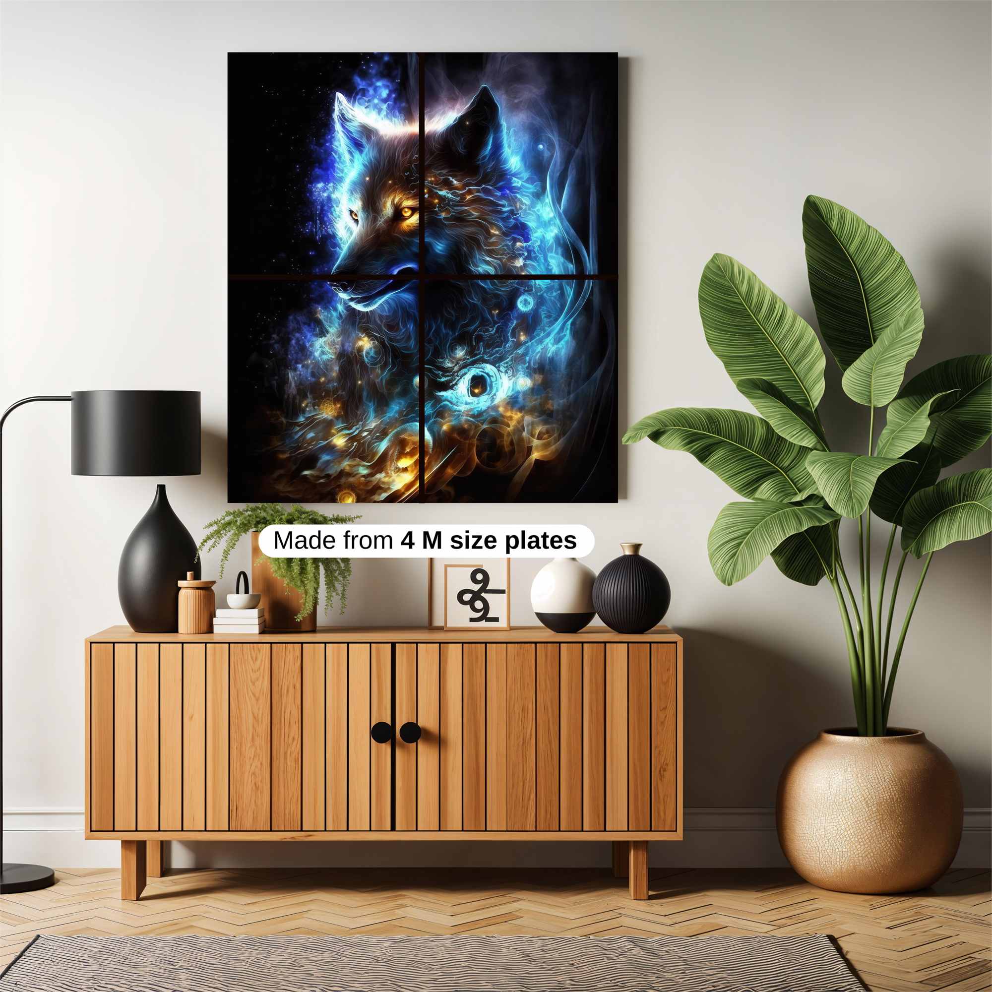 Wolf Dreamscape Safe Wall Magnetic / M
