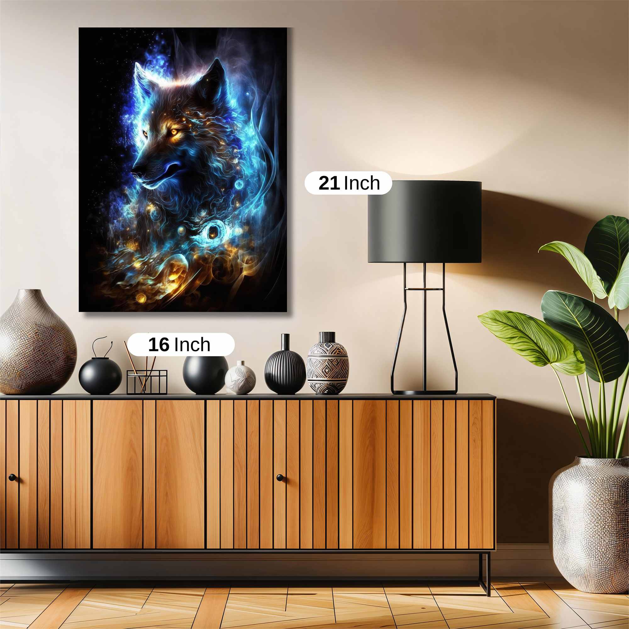 Wolf Dreamscape Safe Wall Magnetic / M