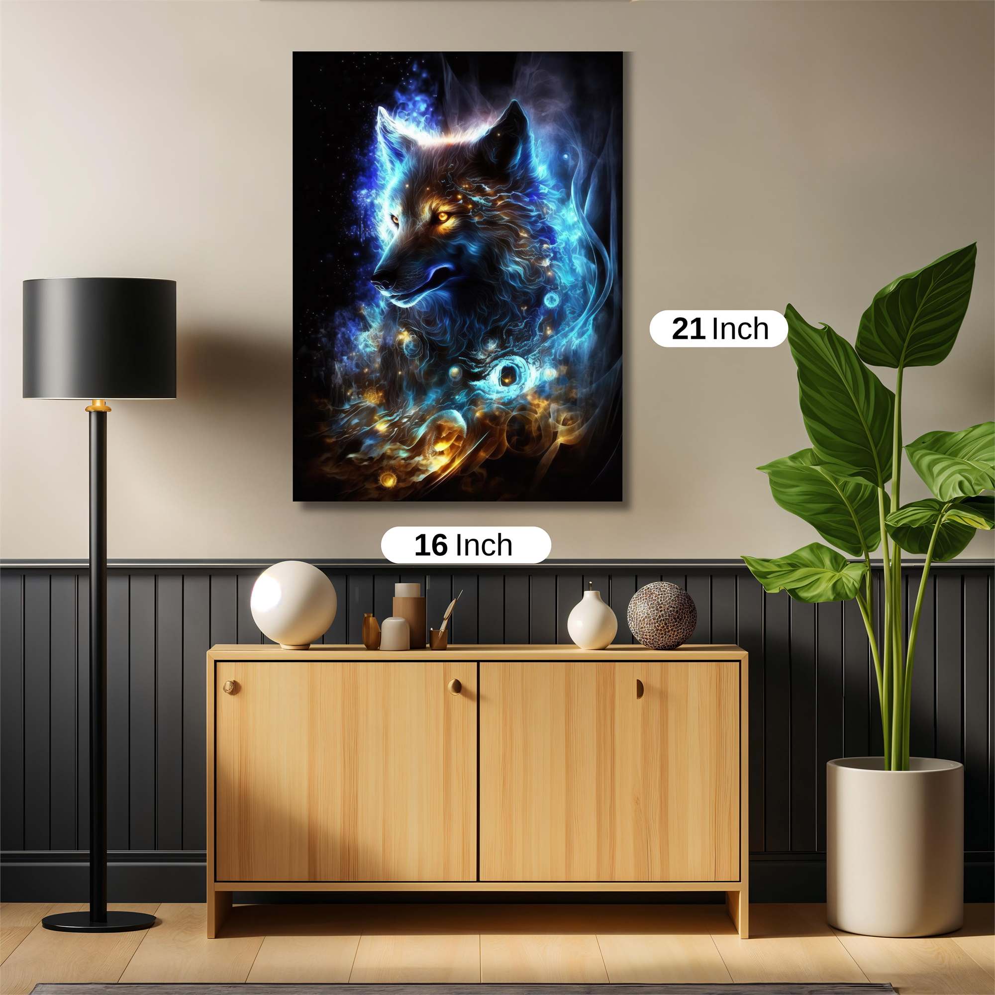 Wolf Dreamscape Safe Wall Magnetic / M