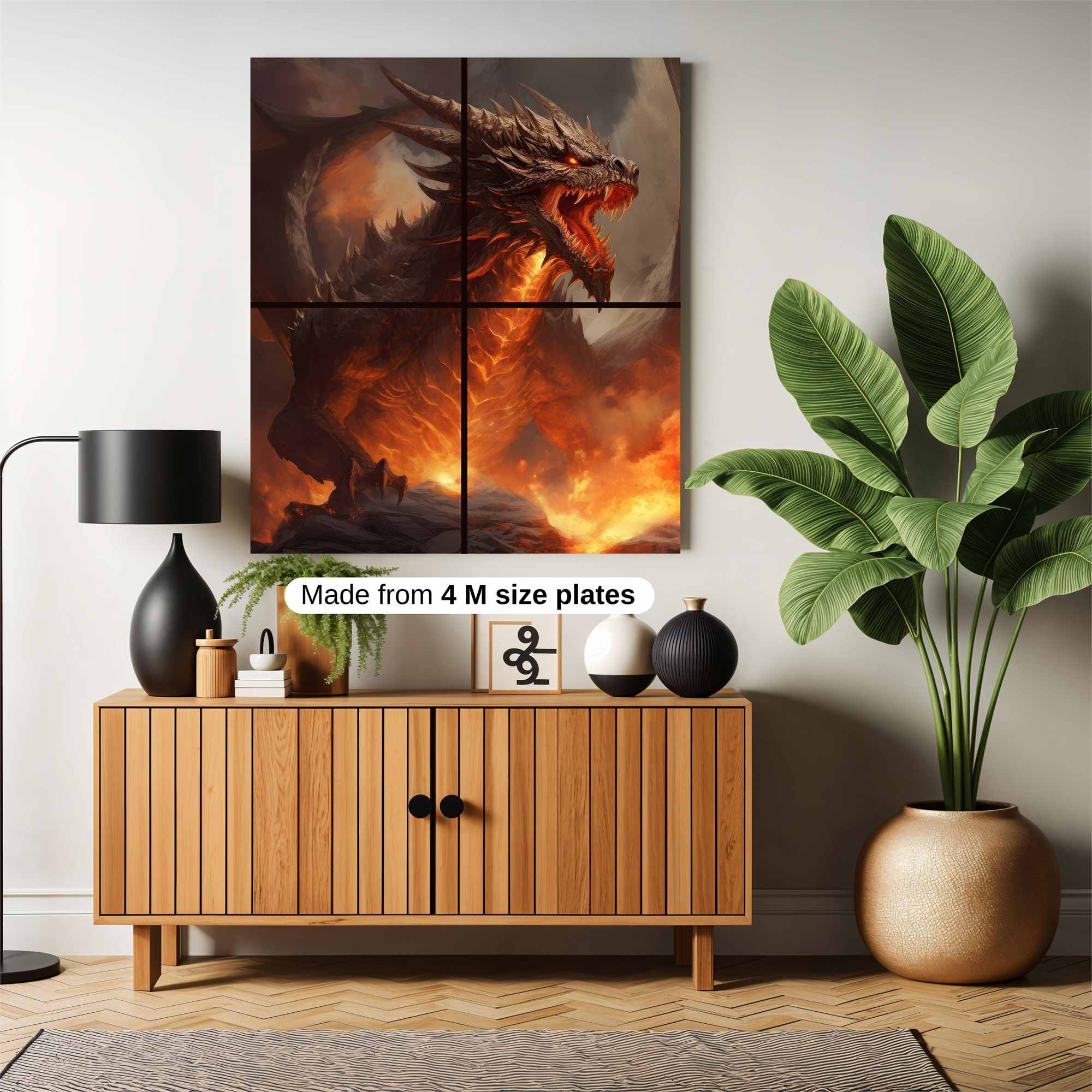 Dragon Inferno Safe Wall Magnetic / M