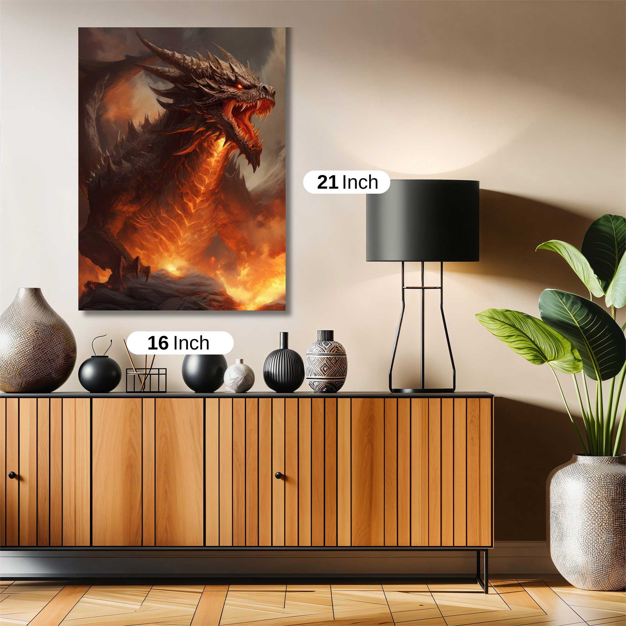 Dragon Inferno Safe Wall Magnetic / M