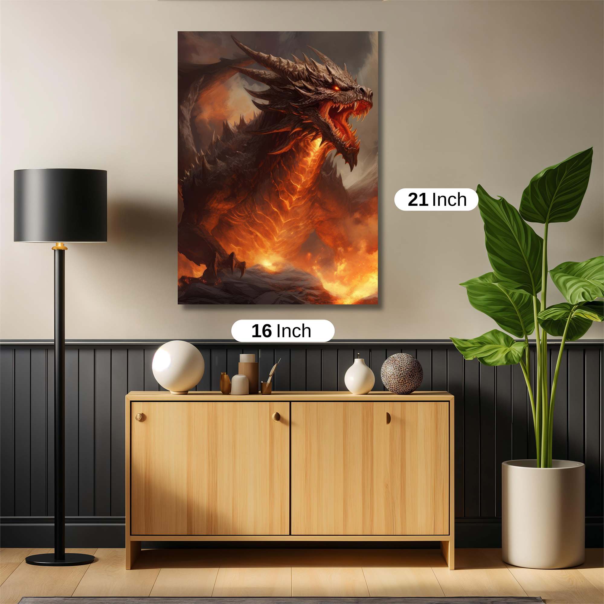 Dragon Inferno Safe Wall Magnetic / M