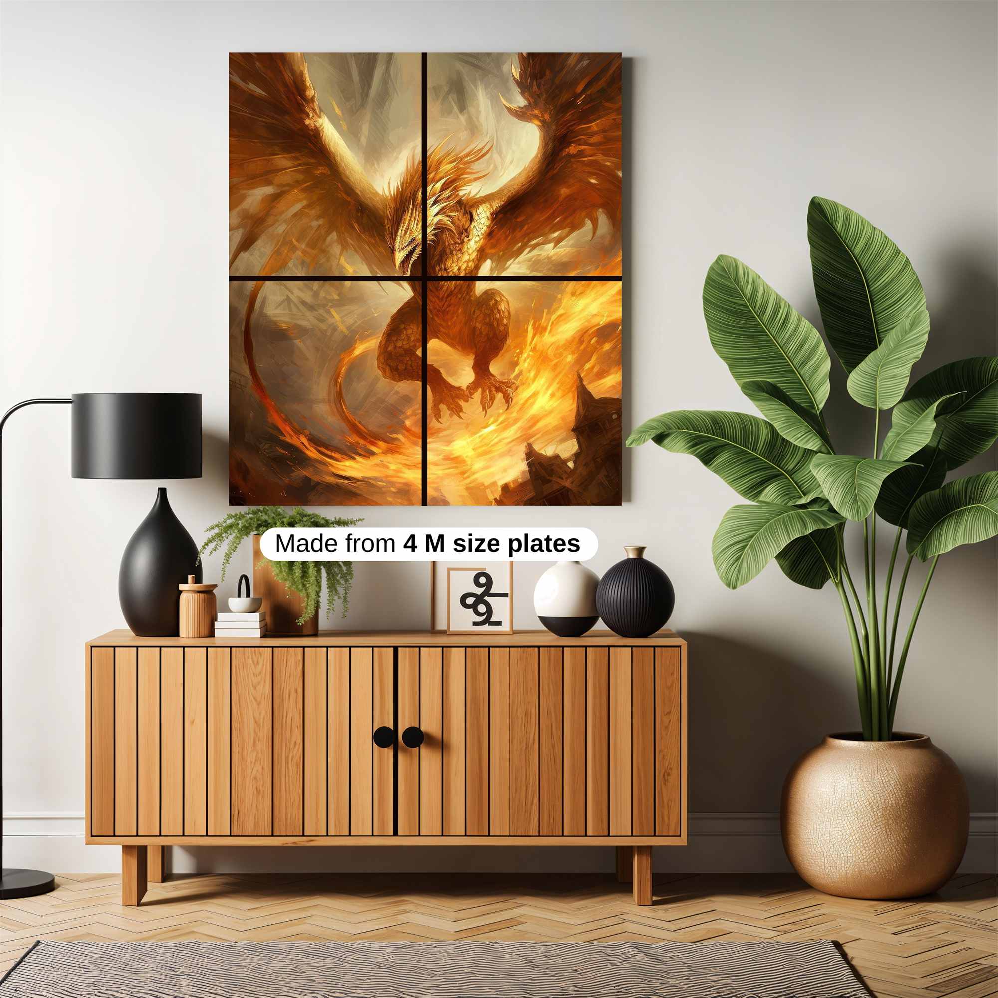 Phoenix Blaze Safe Wall Magnetic / M