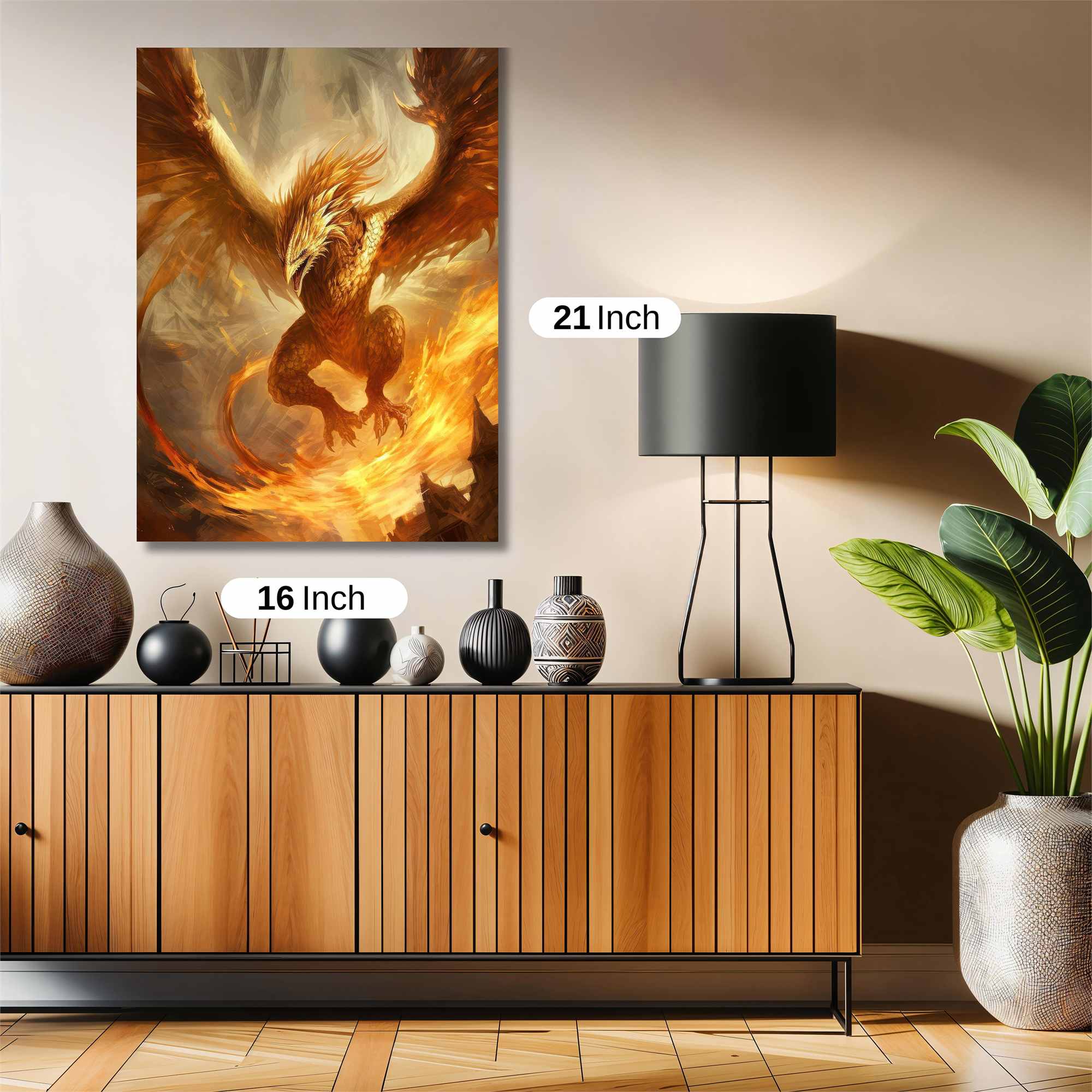 Phoenix Blaze Safe Wall Magnetic / M