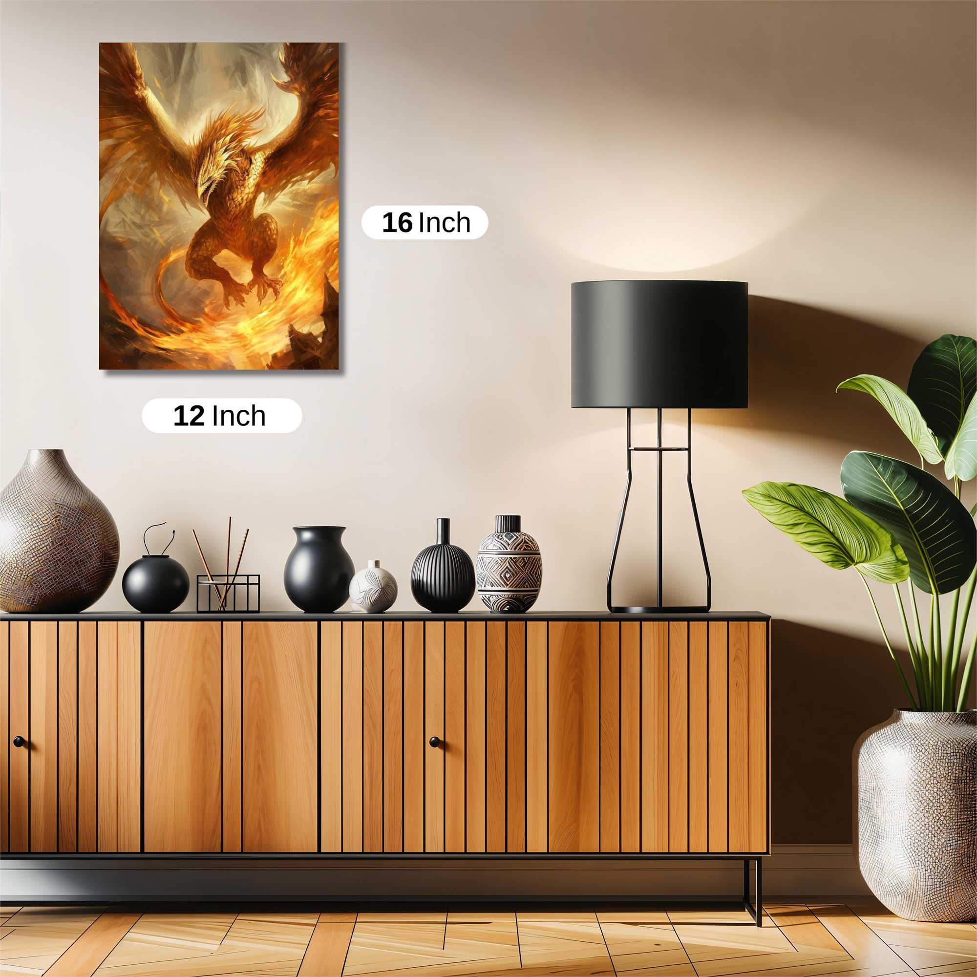 Phoenix Blaze Safe Wall Magnetic / M