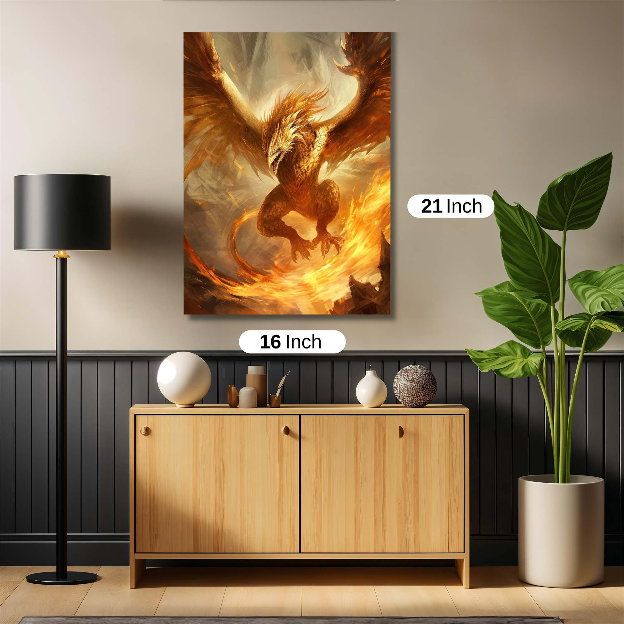 Phoenix Blaze Safe Wall Magnetic / M