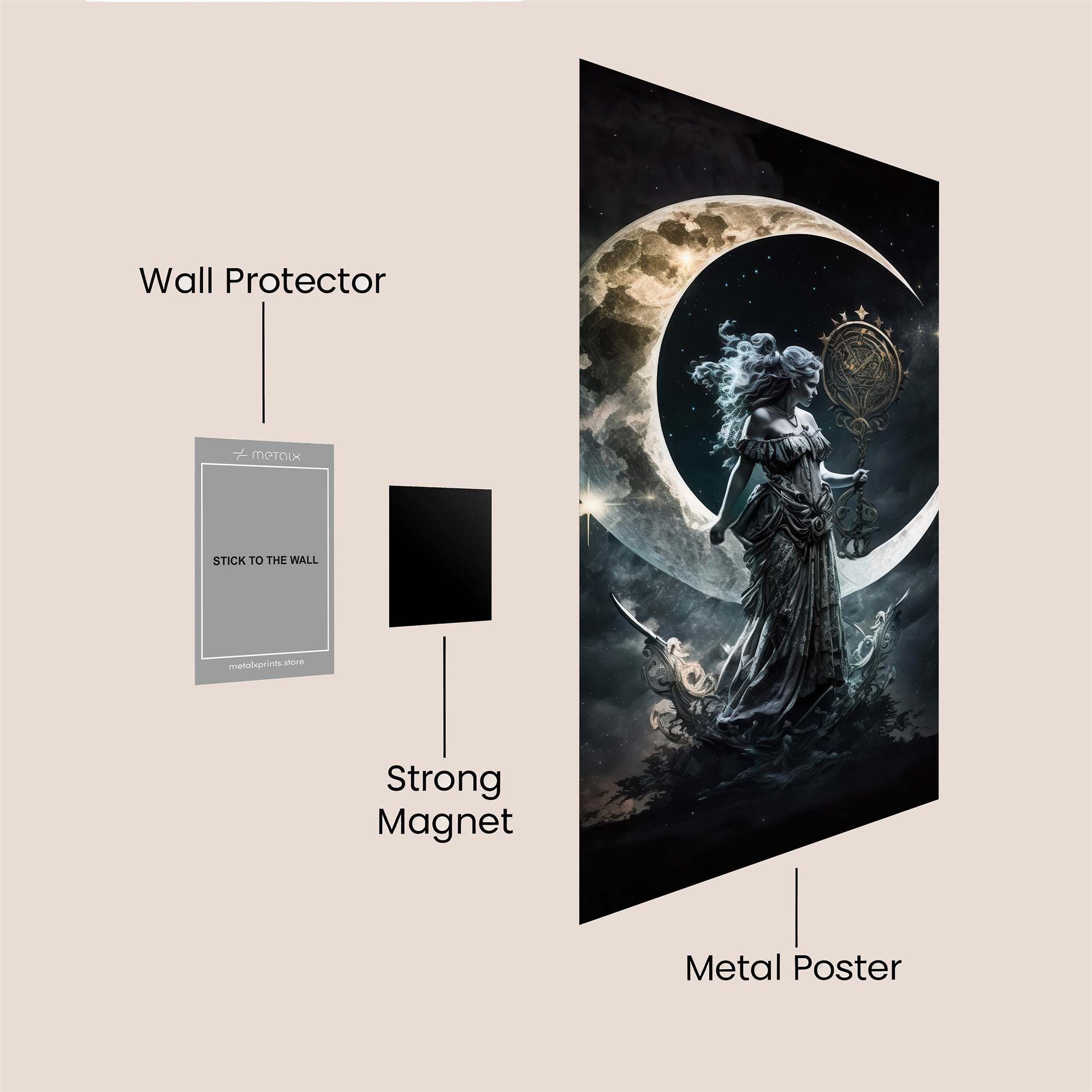 Luna Mystique Safe Wall Magnetic / M