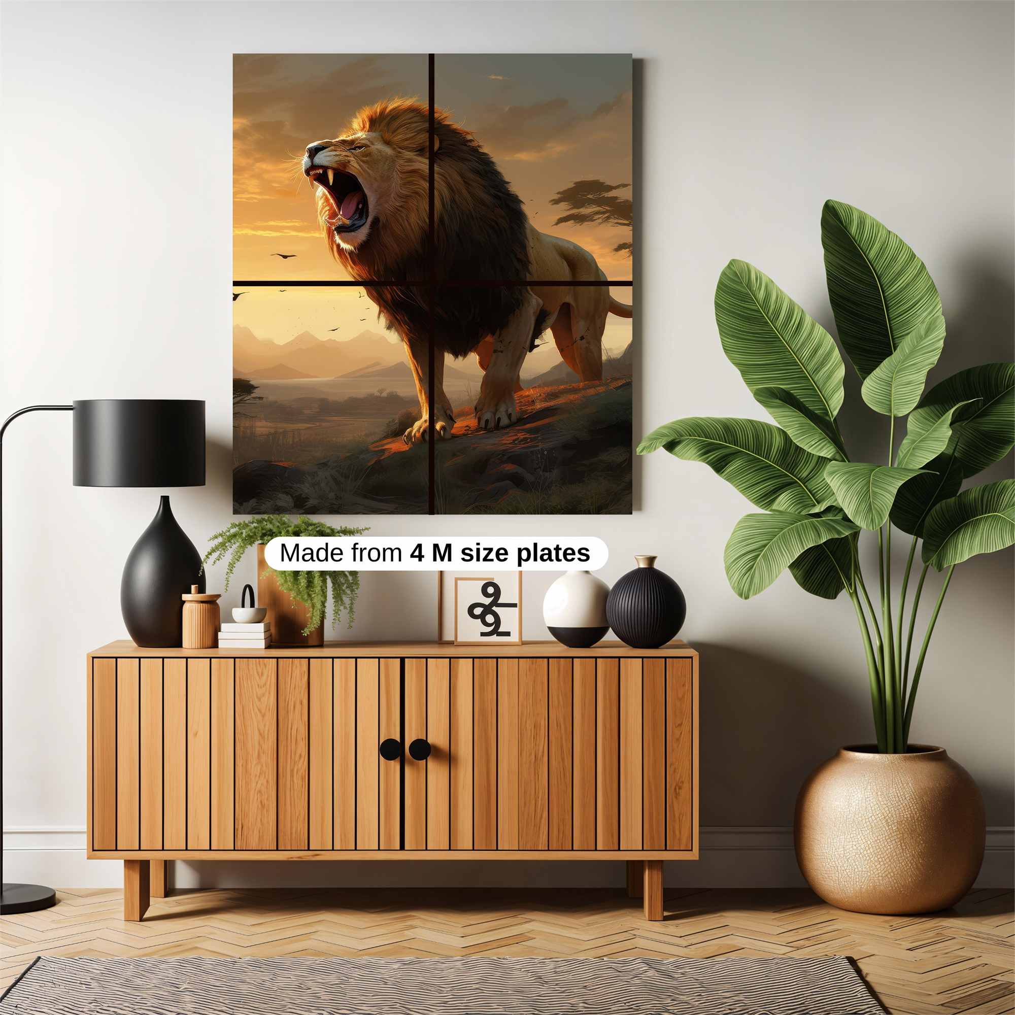Lion Majesty Safe Wall Magnetic / M