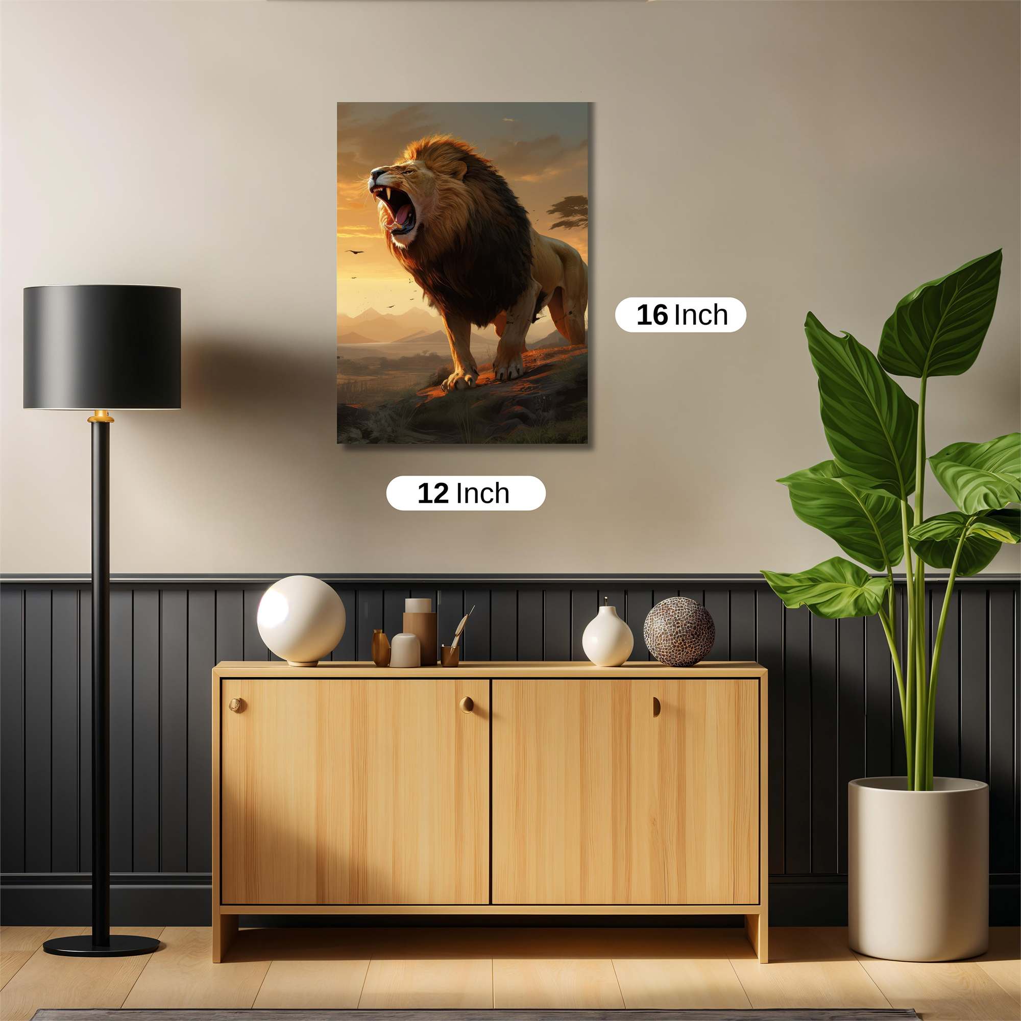 Lion Majesty Safe Wall Magnetic / M