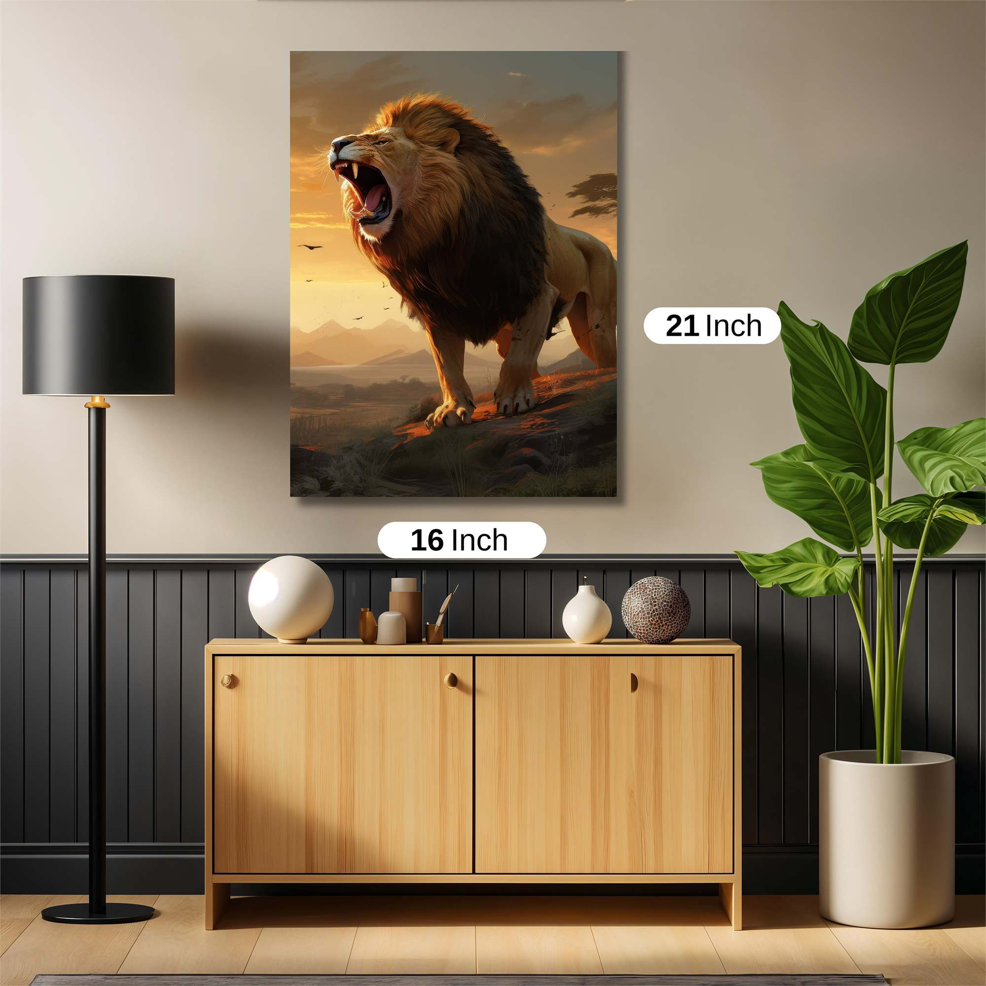 Lion Majesty Safe Wall Magnetic / M