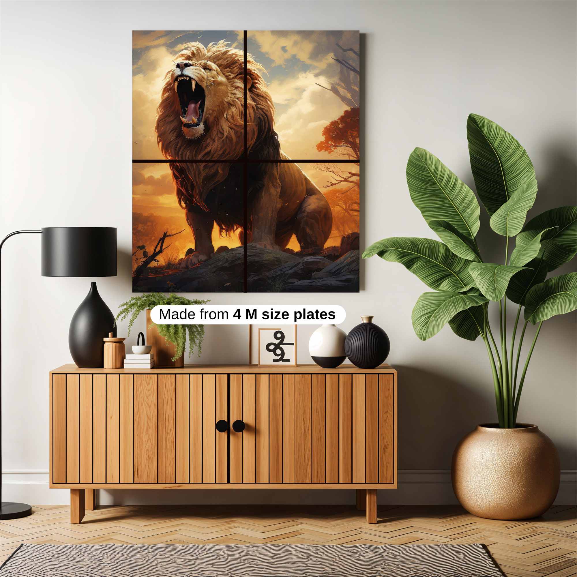 Lion Majesty Safe Wall Magnetic / M
