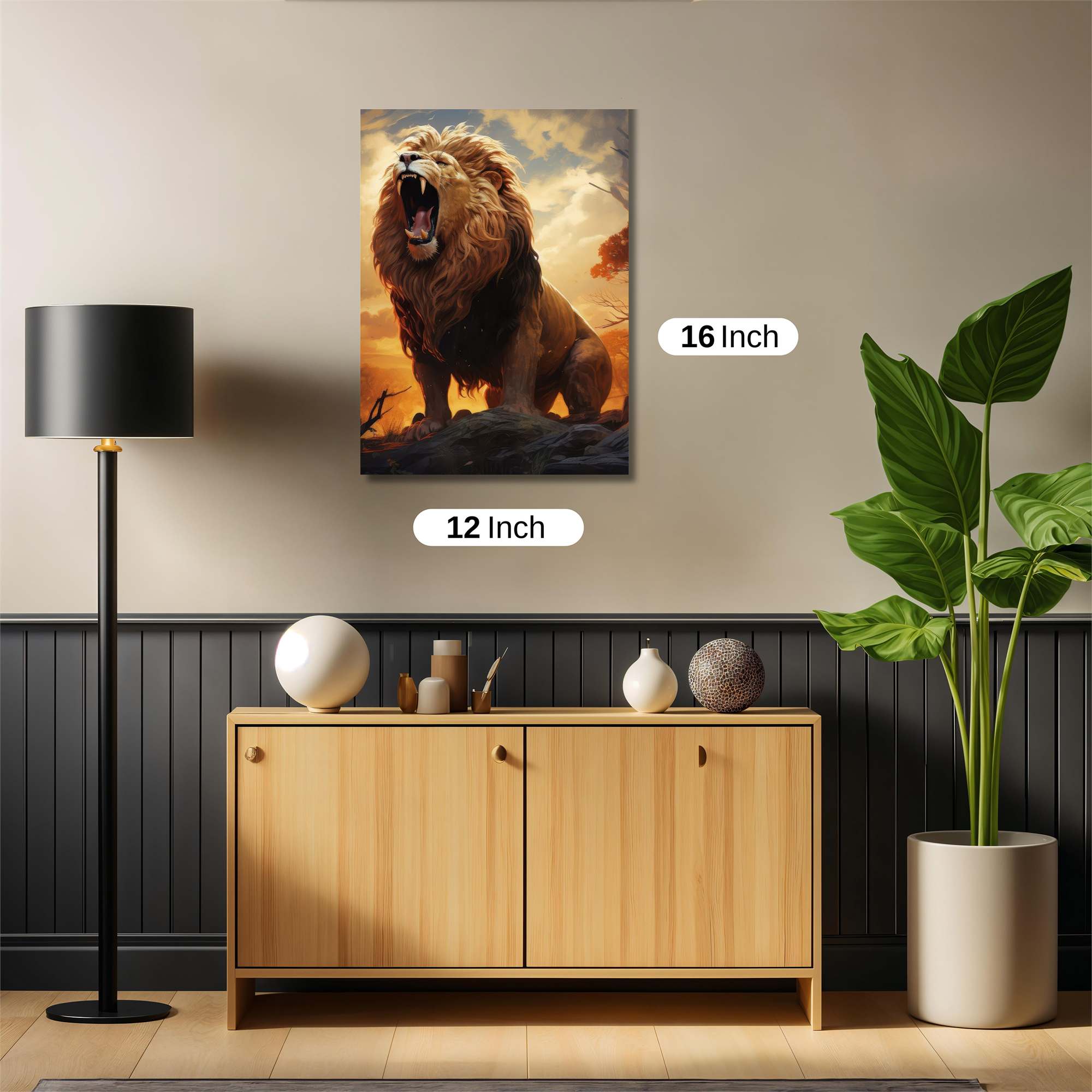 Lion Majesty Safe Wall Magnetic / M