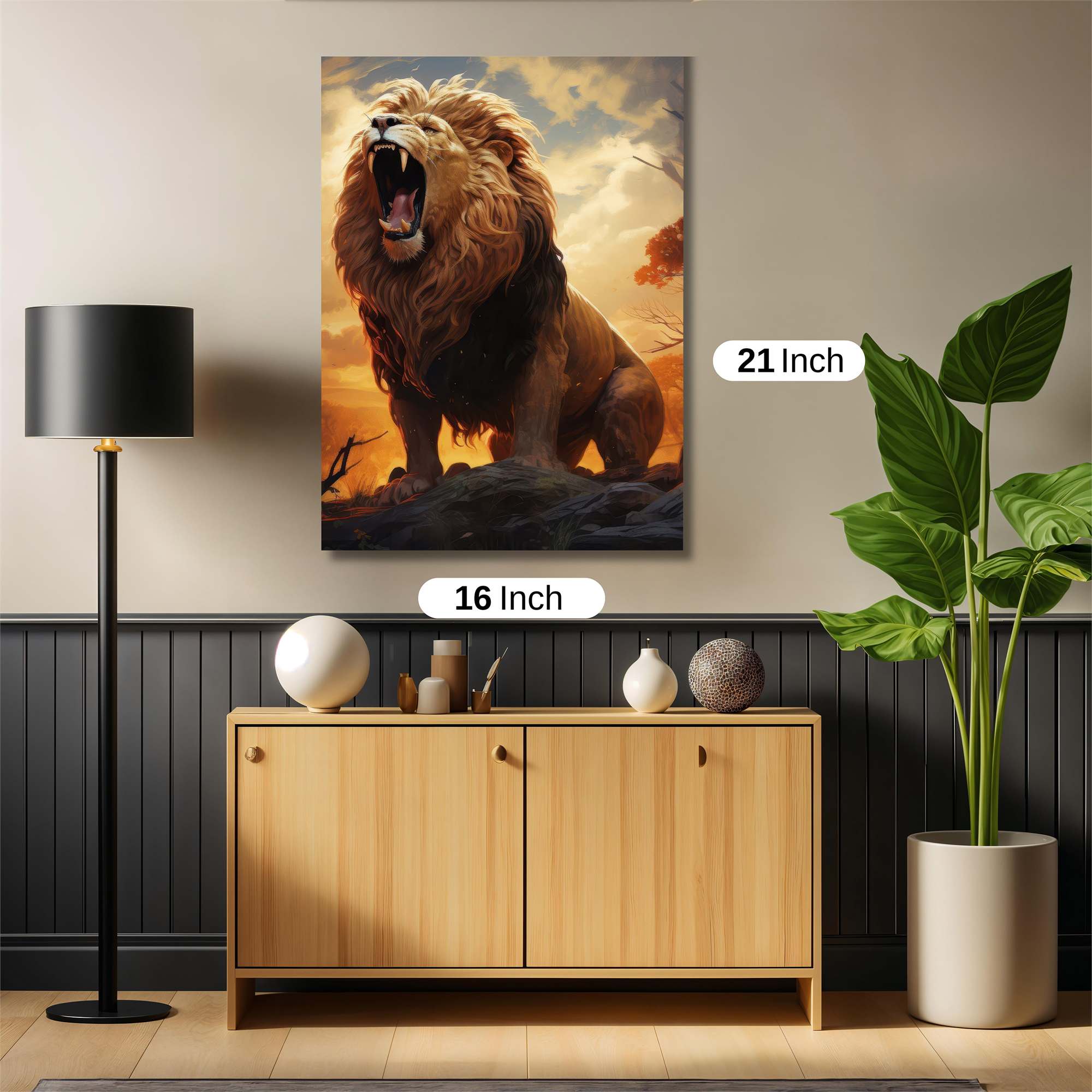 Lion Majesty Safe Wall Magnetic / M