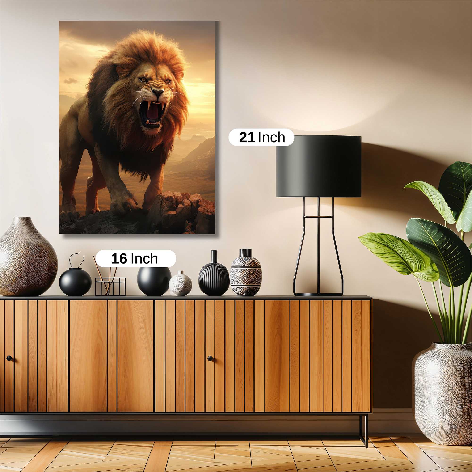 Lion Majestic Safe Wall Magnetic / M