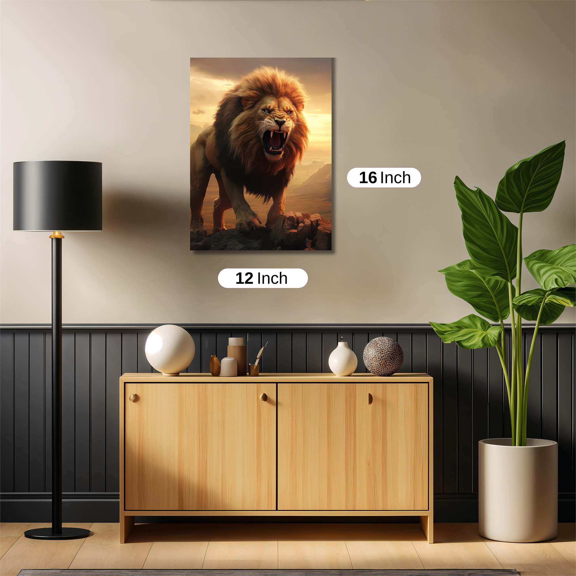 Lion Majestic Safe Wall Magnetic / M