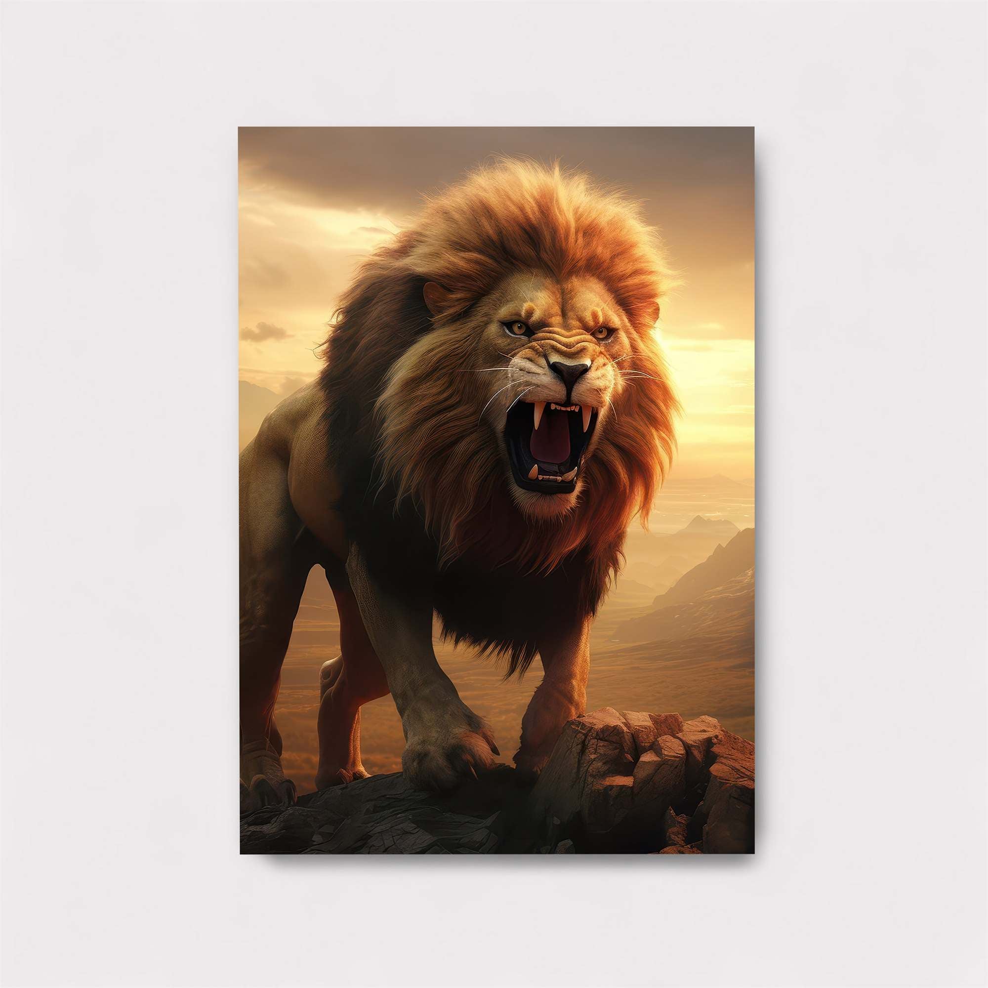 Lion Majestic Safe Wall Magnetic / M