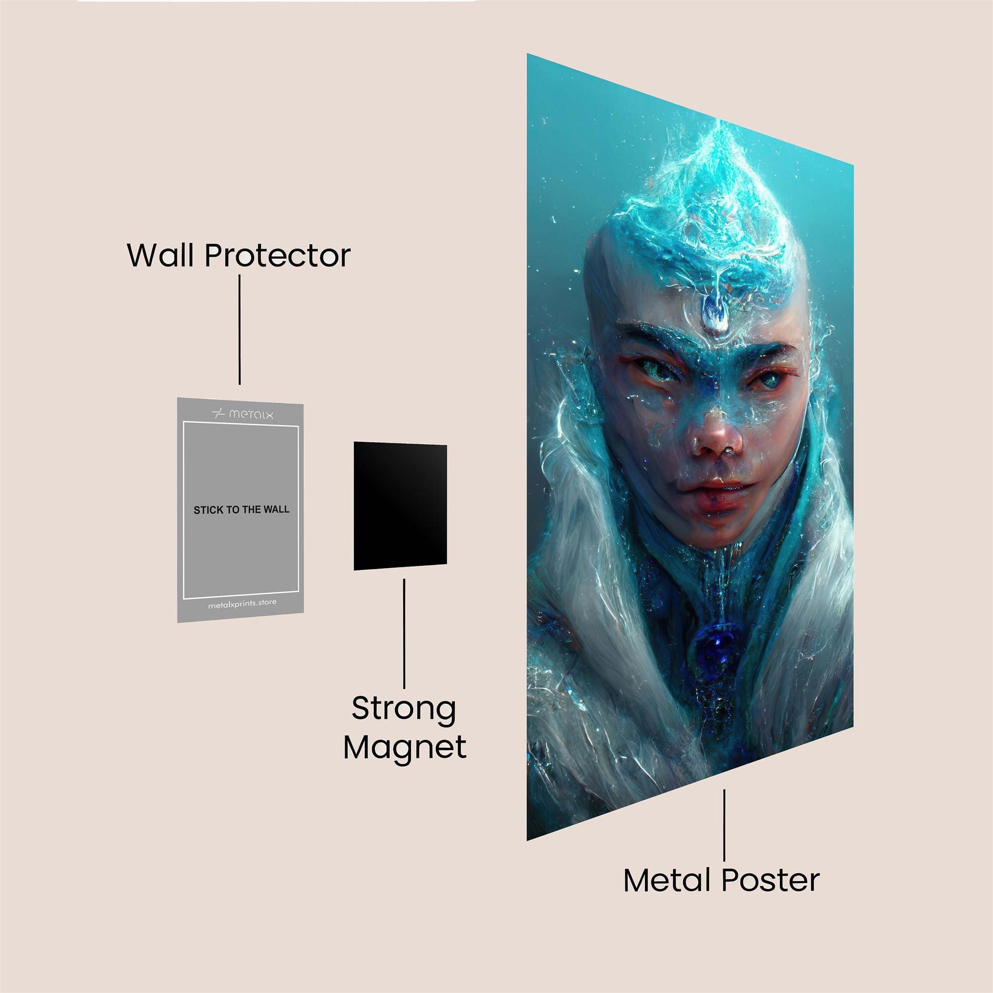 Aqua Majesty Safe Wall Magnetic / M