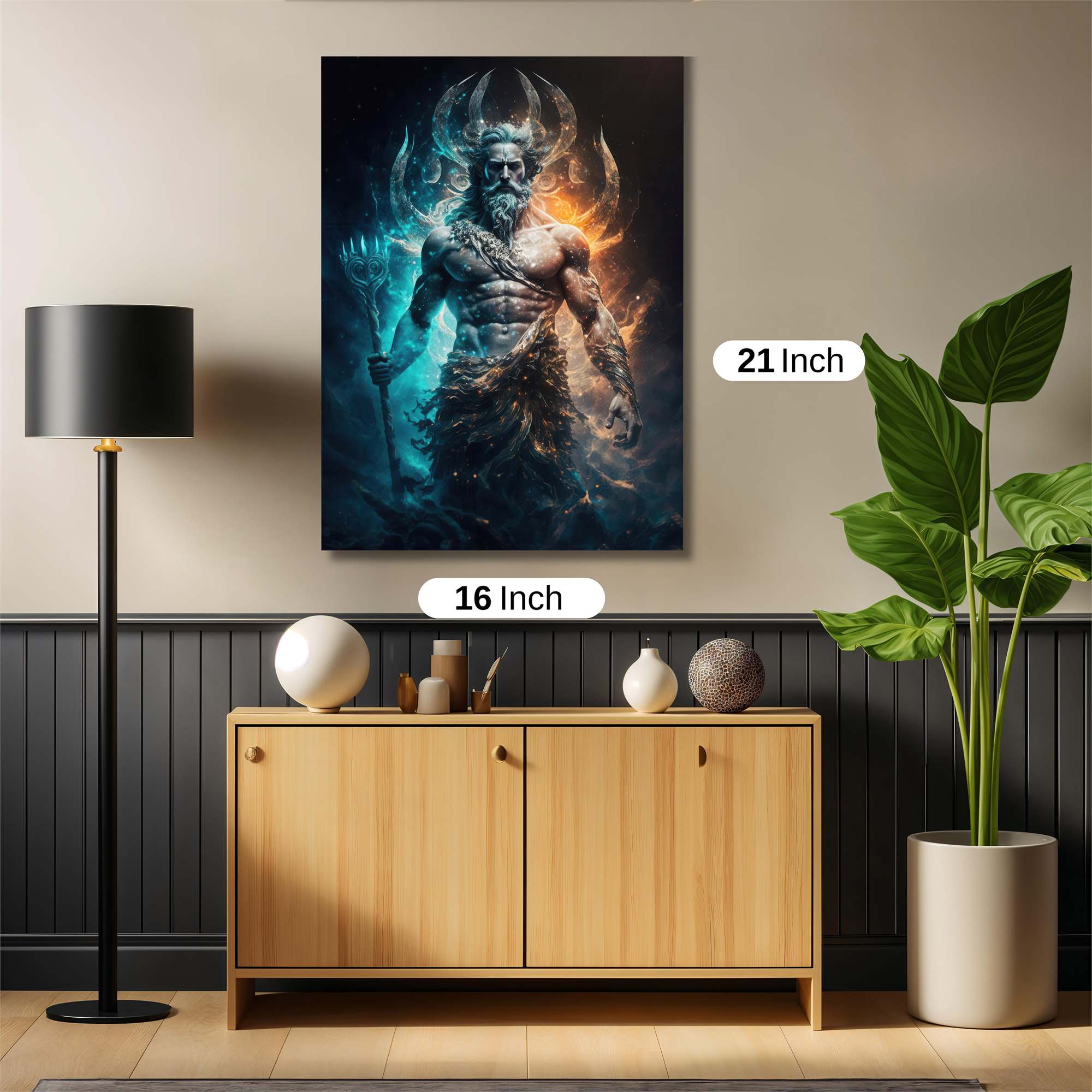 Poseidon Fierce Safe Wall Magnetic / M