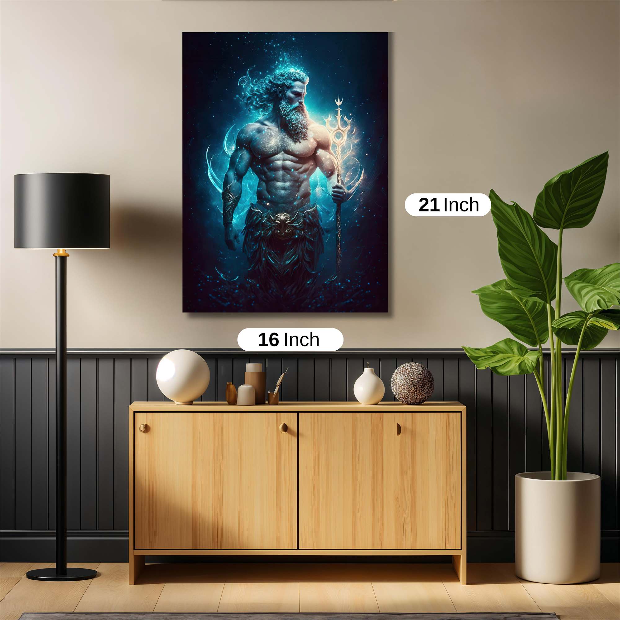 Poseidon Enigmatic Safe Wall Magnetic / M