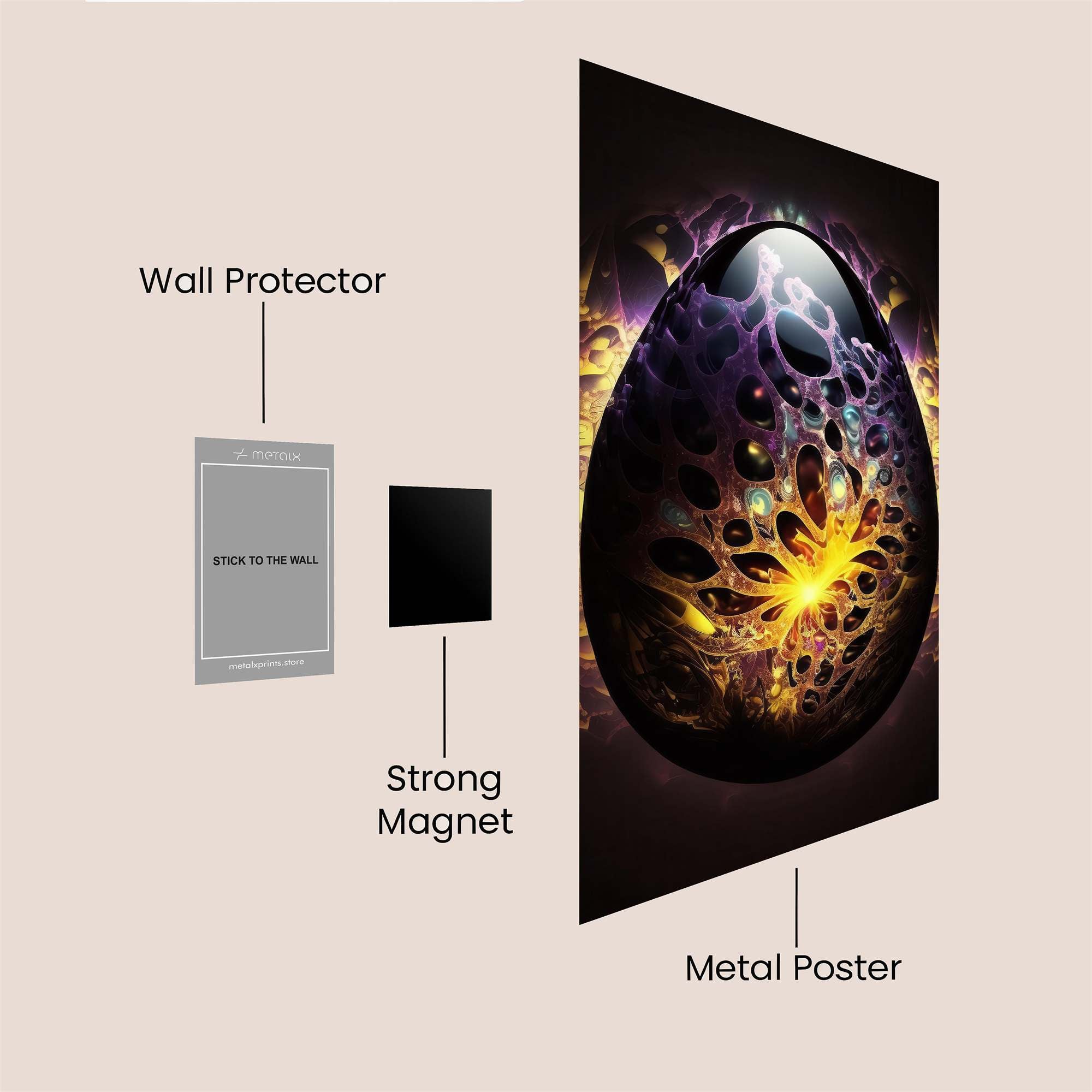 Mystic Radiance Safe Wall Magnetic / M