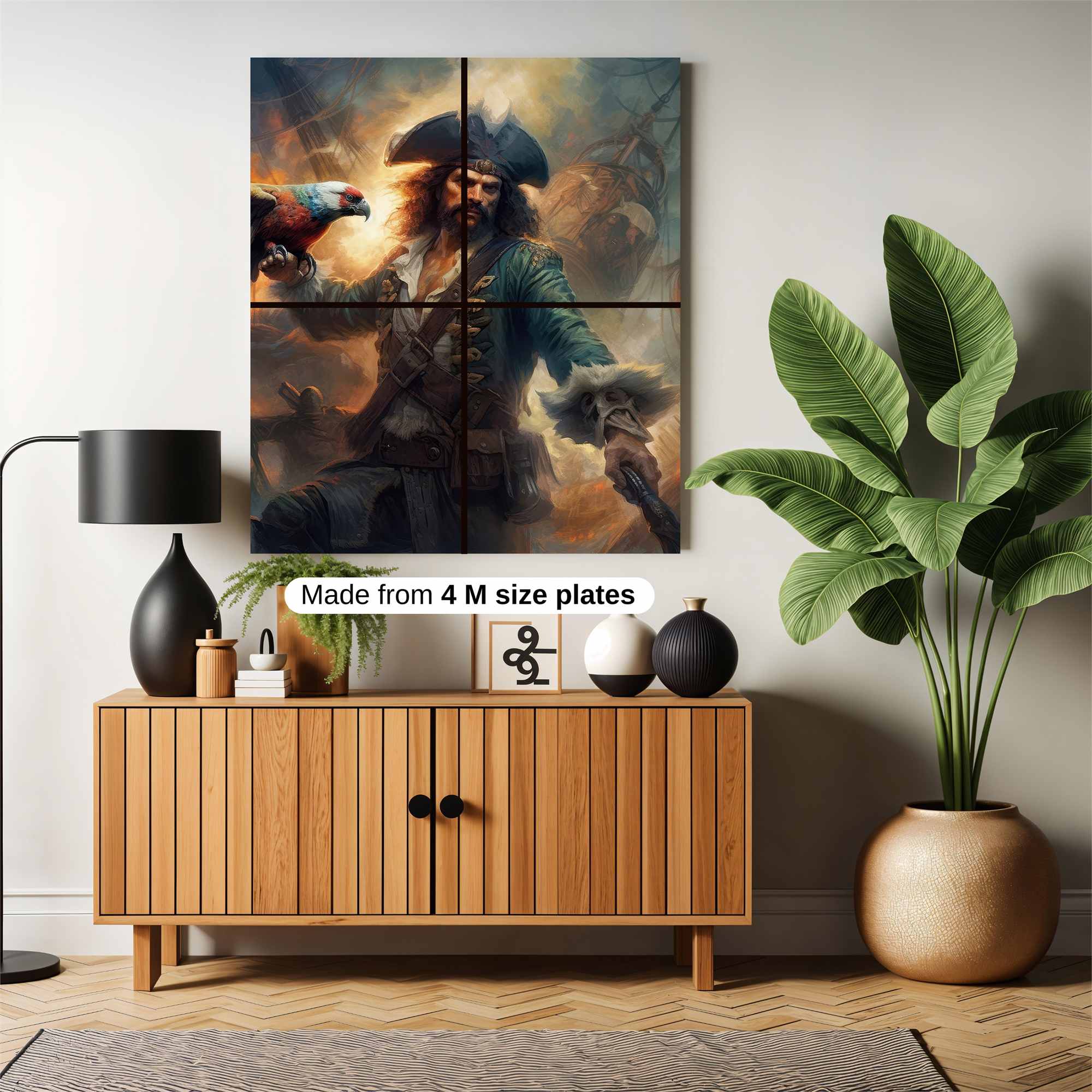 Pirate Adventurous Safe Wall Magnetic / M