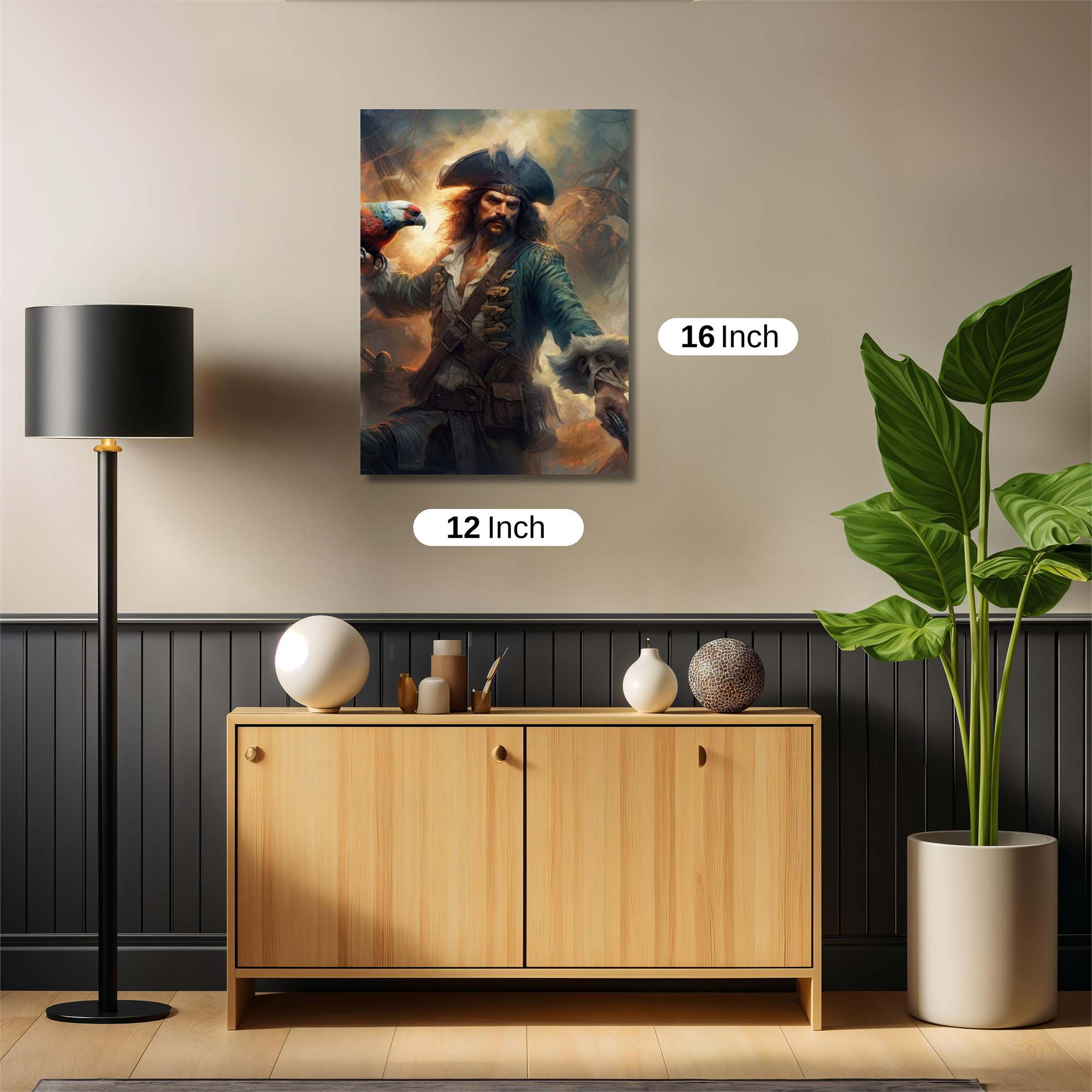 Pirate Adventurous Safe Wall Magnetic / M