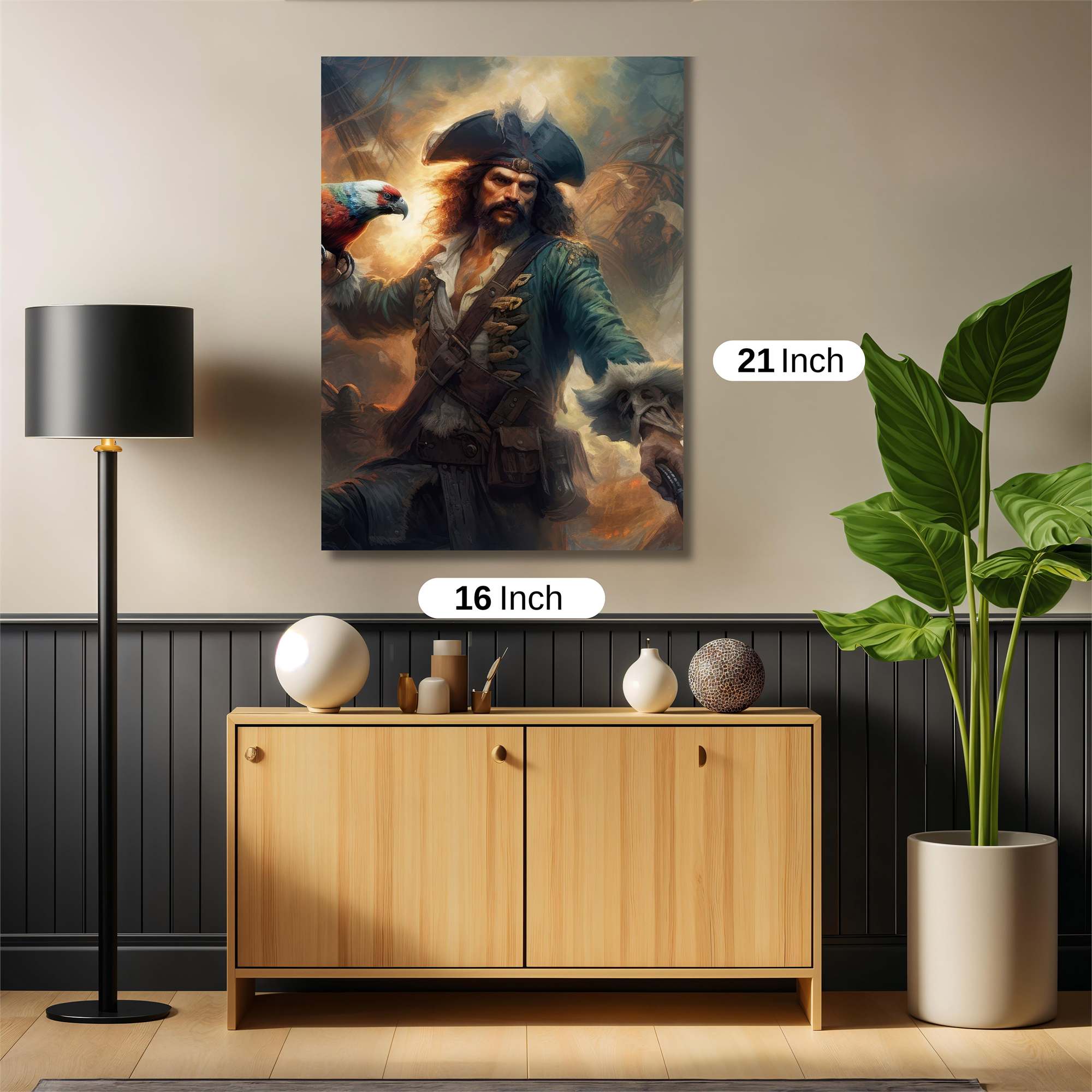 Pirate Adventurous Safe Wall Magnetic / M