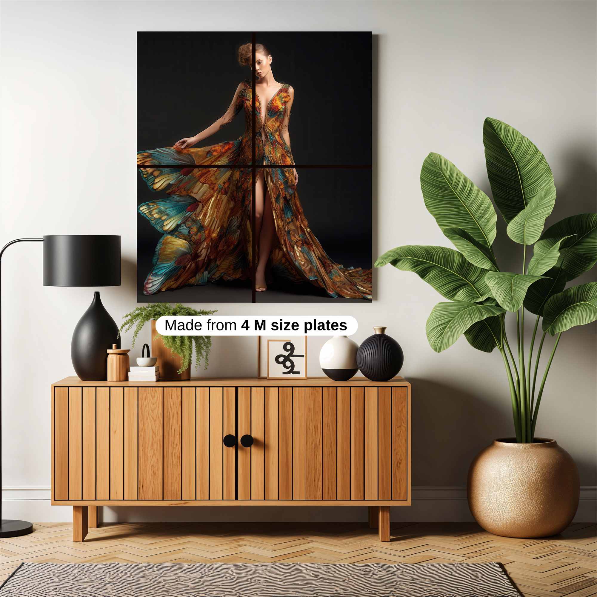 Butterfly Elegance Safe Wall Magnetic / M