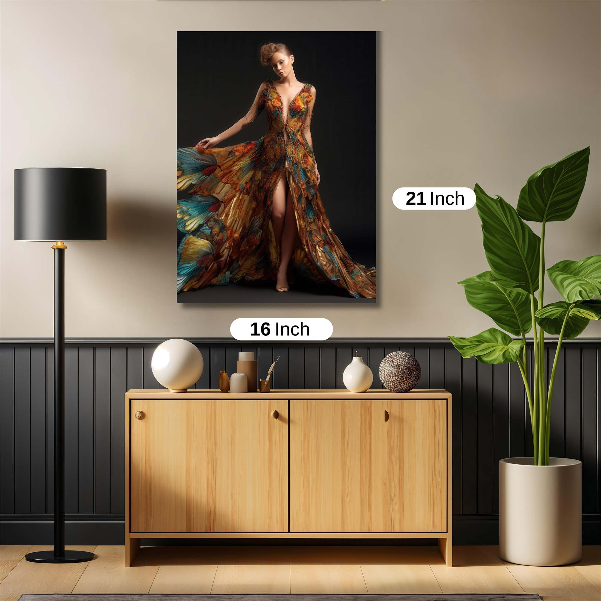 Butterfly Elegance Safe Wall Magnetic / M