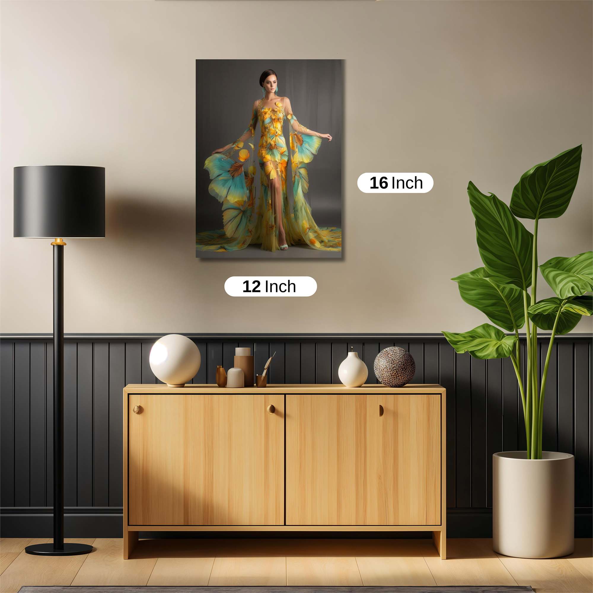 Butterfly Elegance Safe Wall Magnetic / M