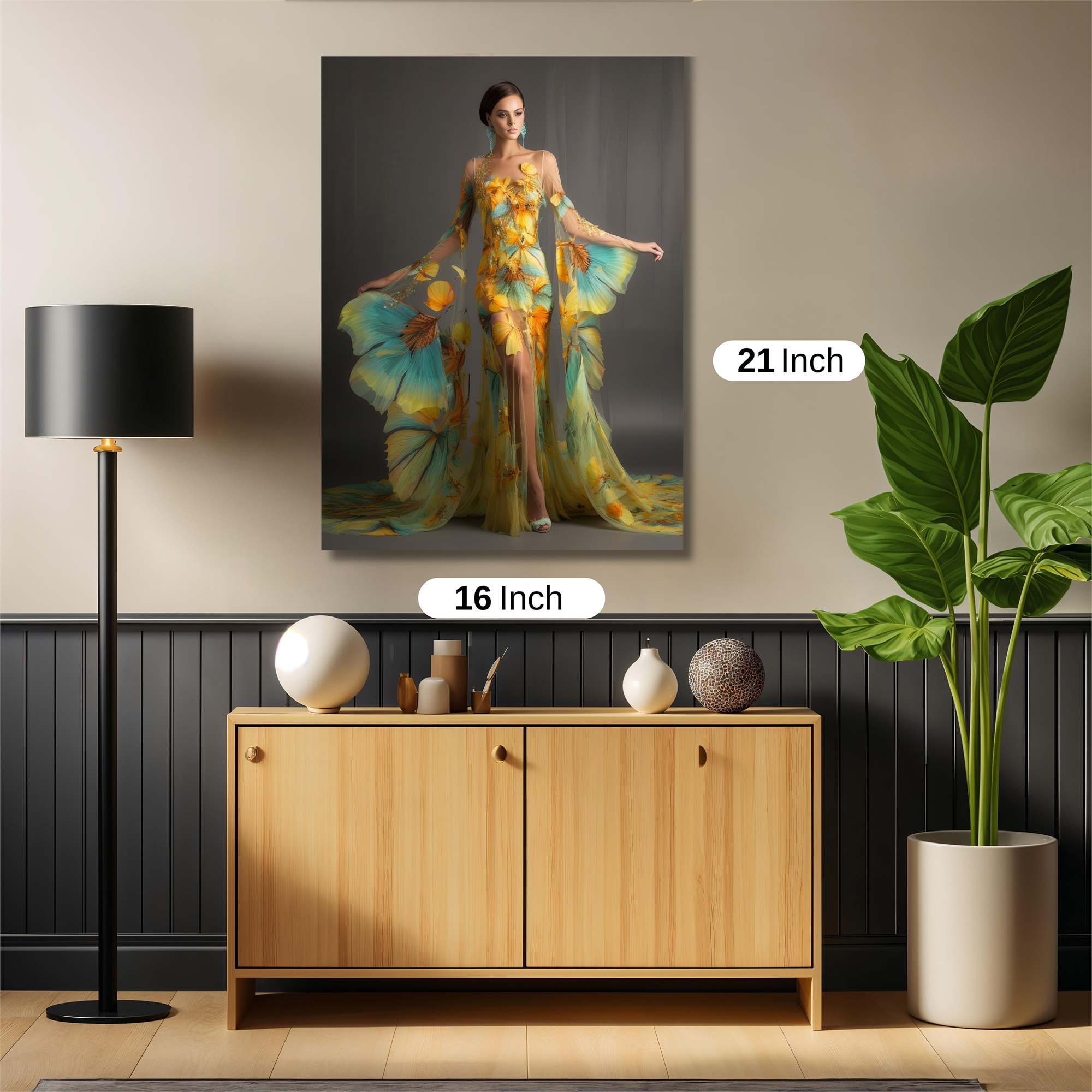 Butterfly Elegance Safe Wall Magnetic / M