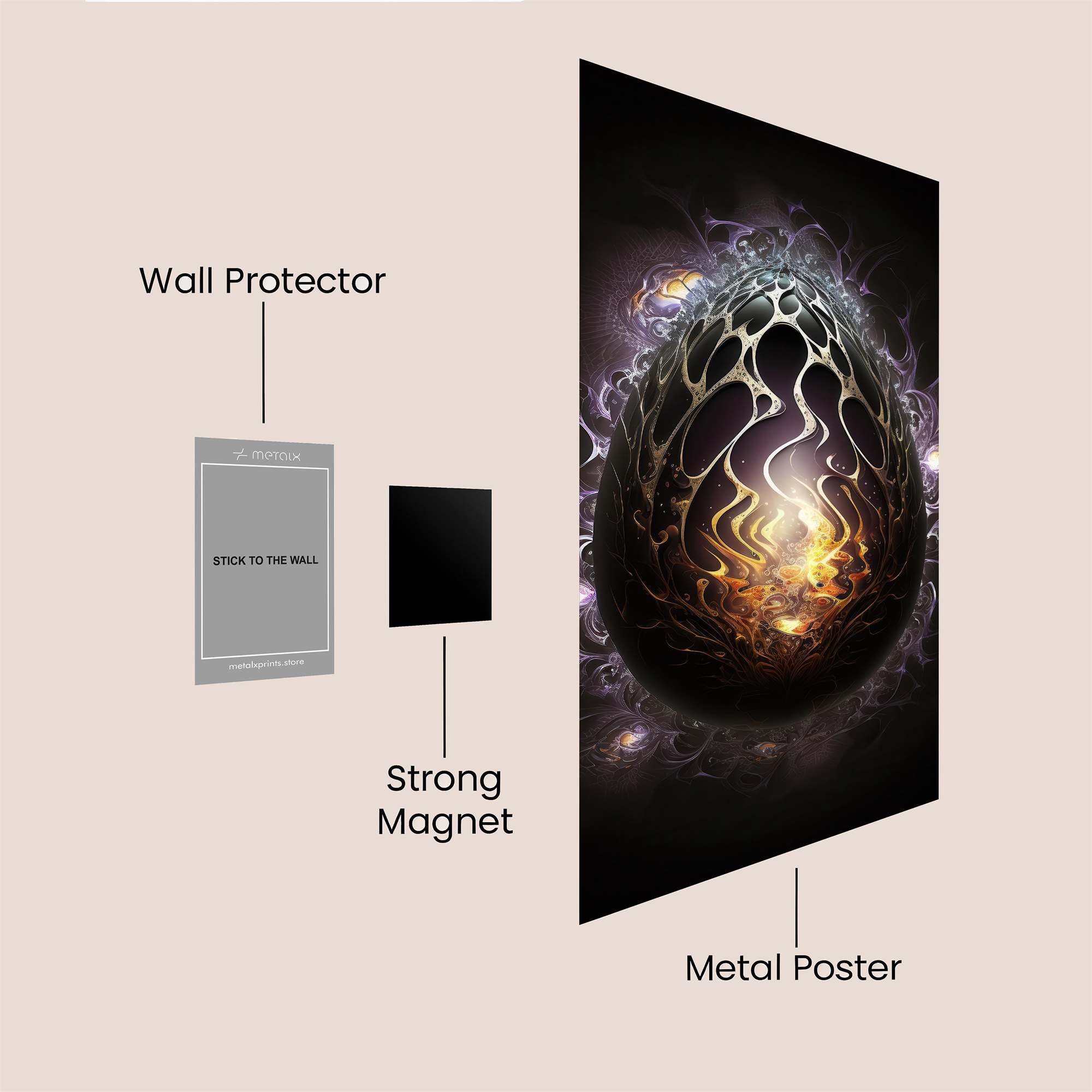 Void Ember Safe Wall Magnetic / M