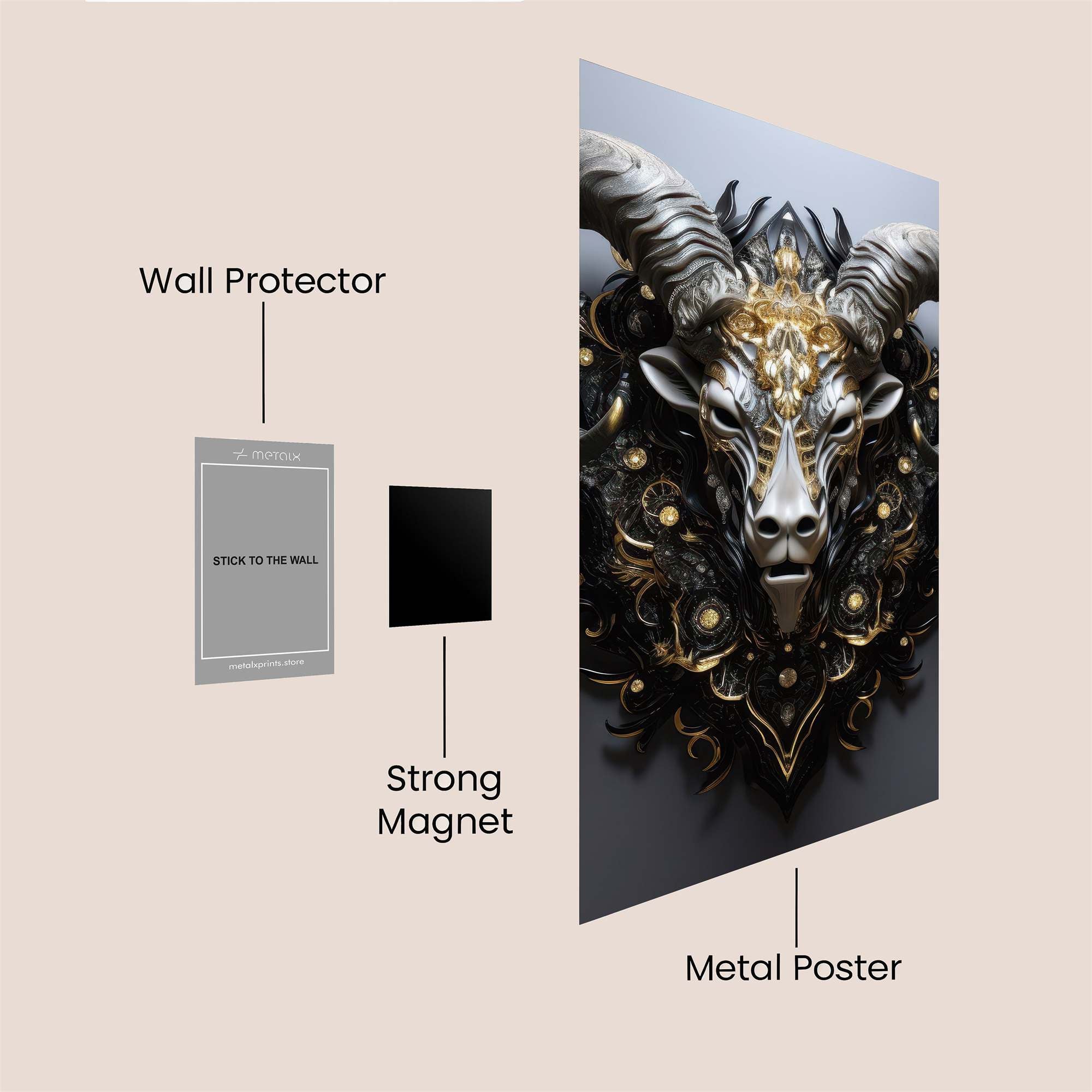Ram Regal Safe Wall Magnetic / M
