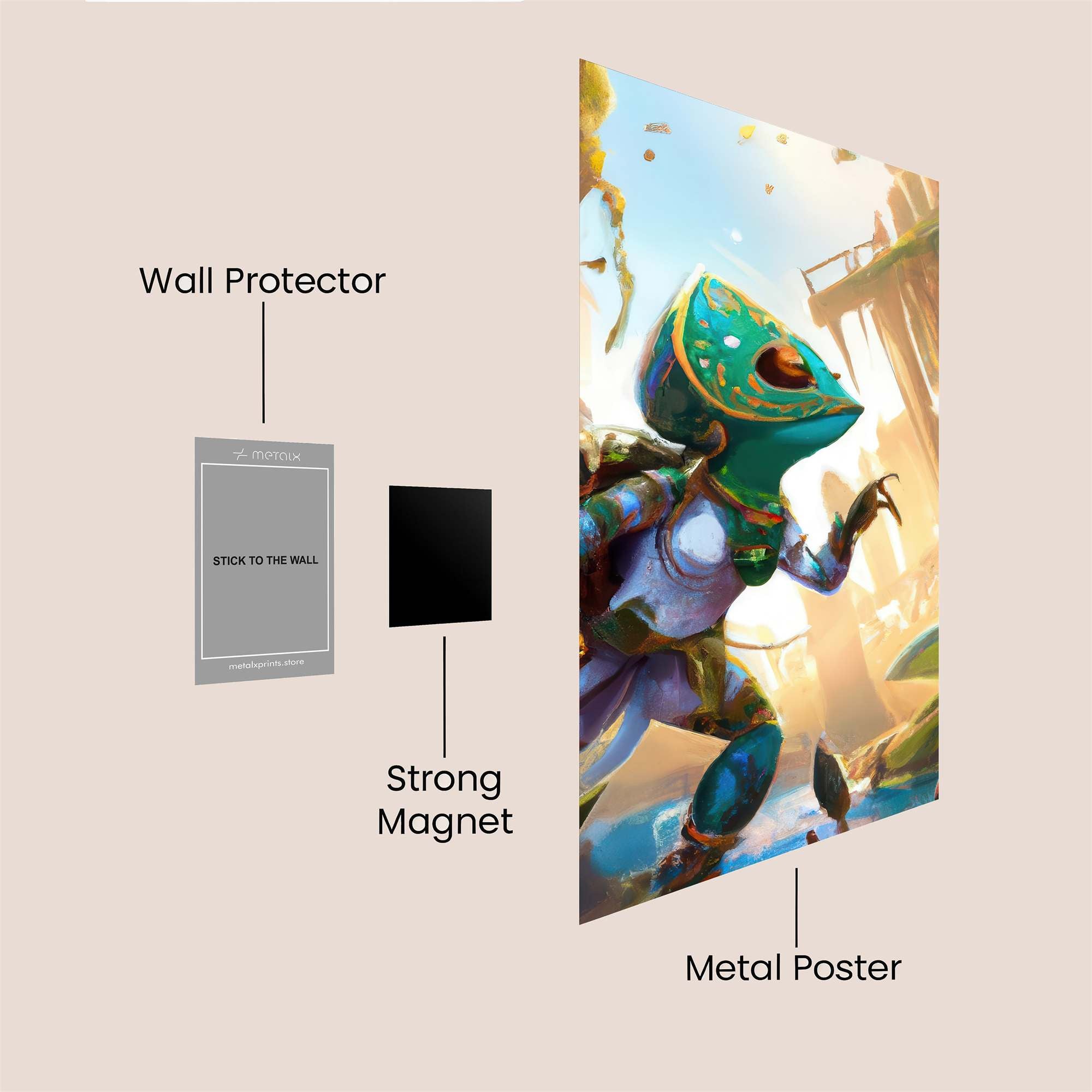 Chameleon Quest Safe Wall Magnetic / M