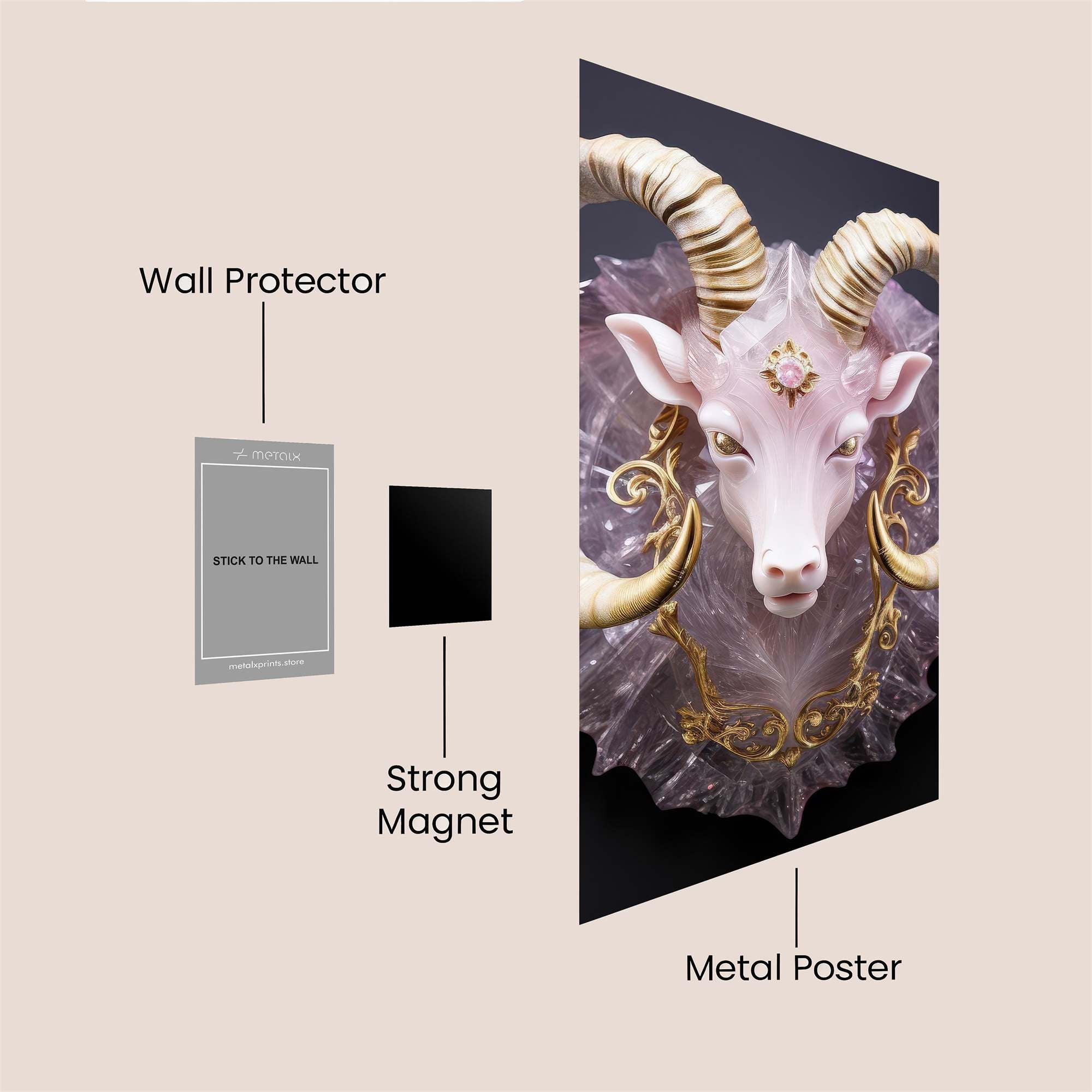 Arcane Ram Safe Wall Magnetic / M