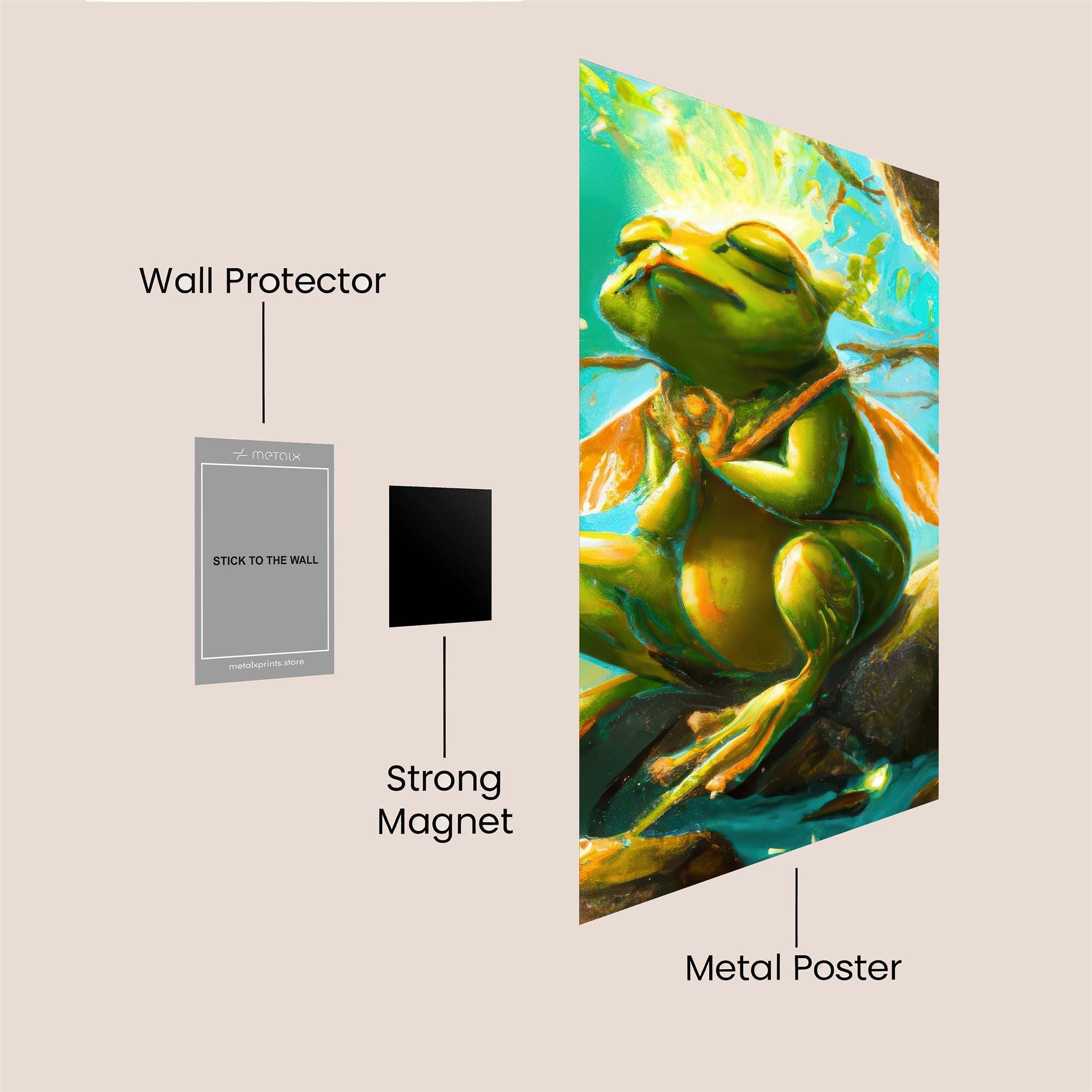 Frog Serenity Safe Wall Magnetic / M