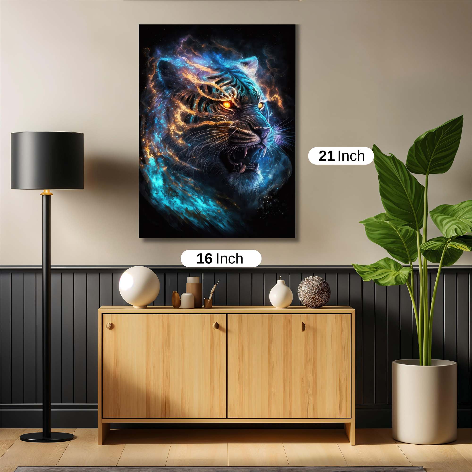 Tiger Blaze Safe Wall Magnetic / M