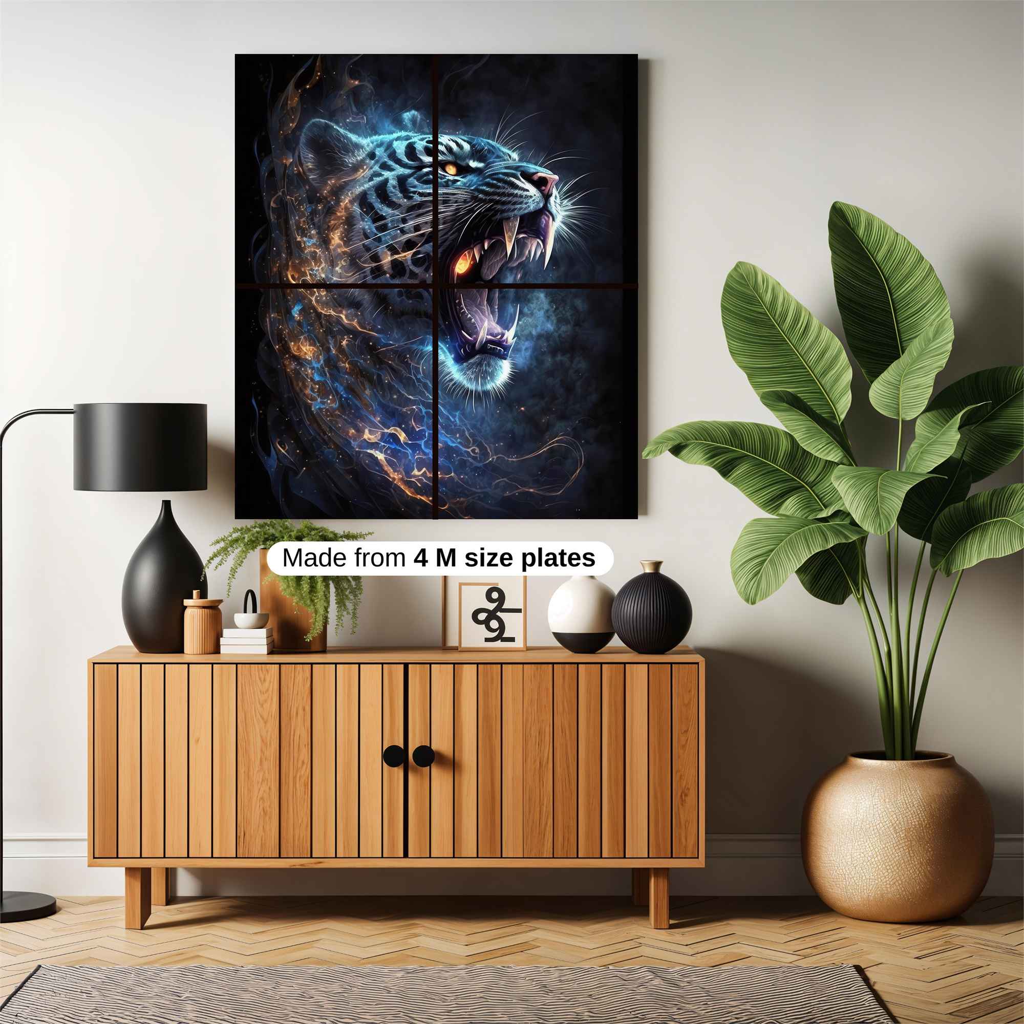 Tiger Blaze Safe Wall Magnetic / M