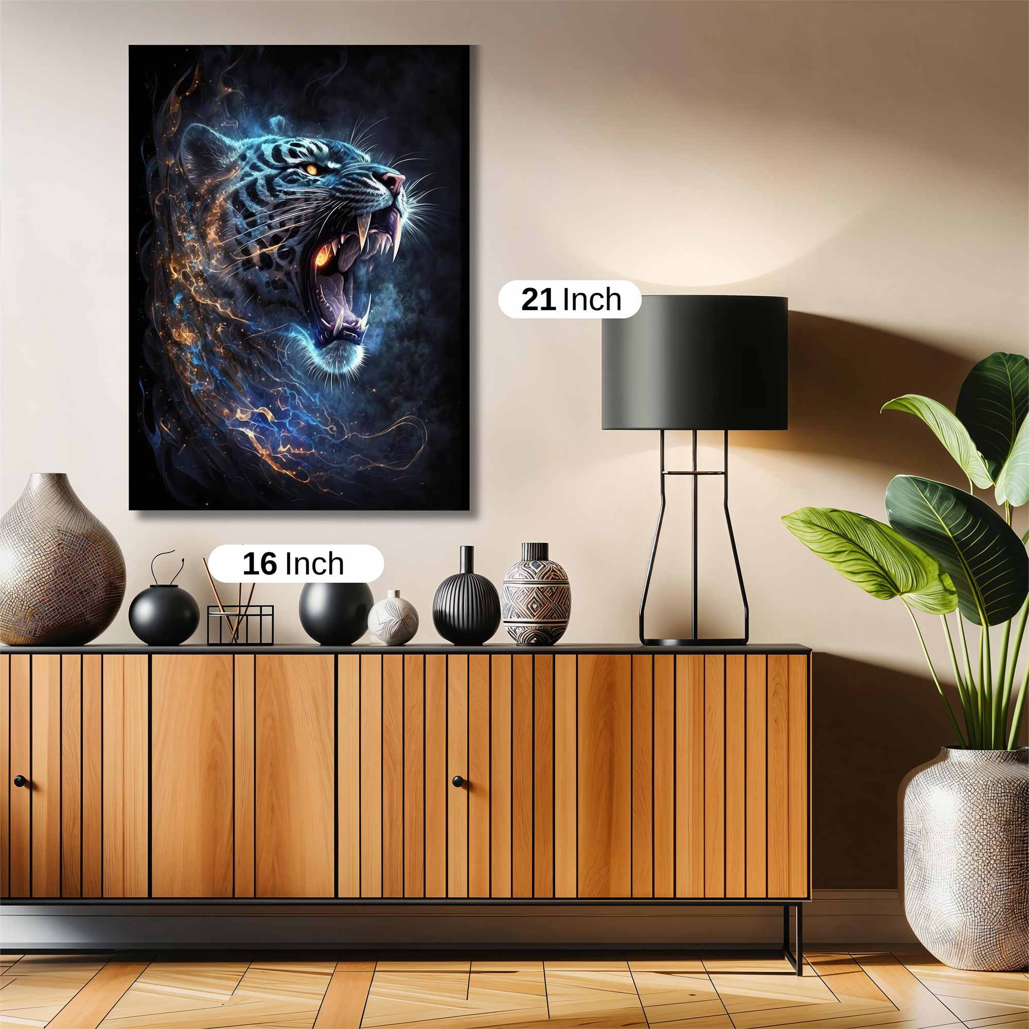 Tiger Blaze Safe Wall Magnetic / M