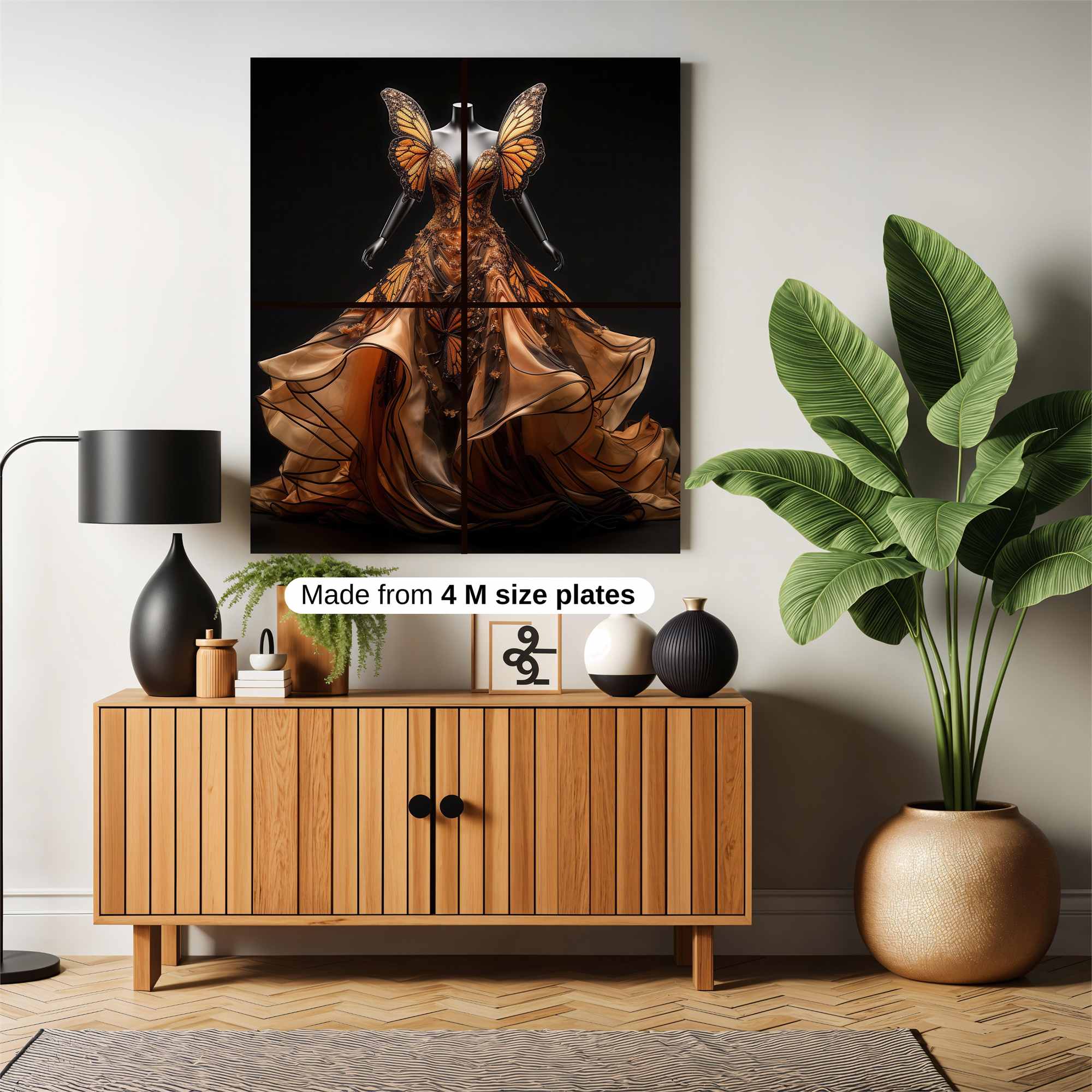 Butterfly Elegance Safe Wall Magnetic / M