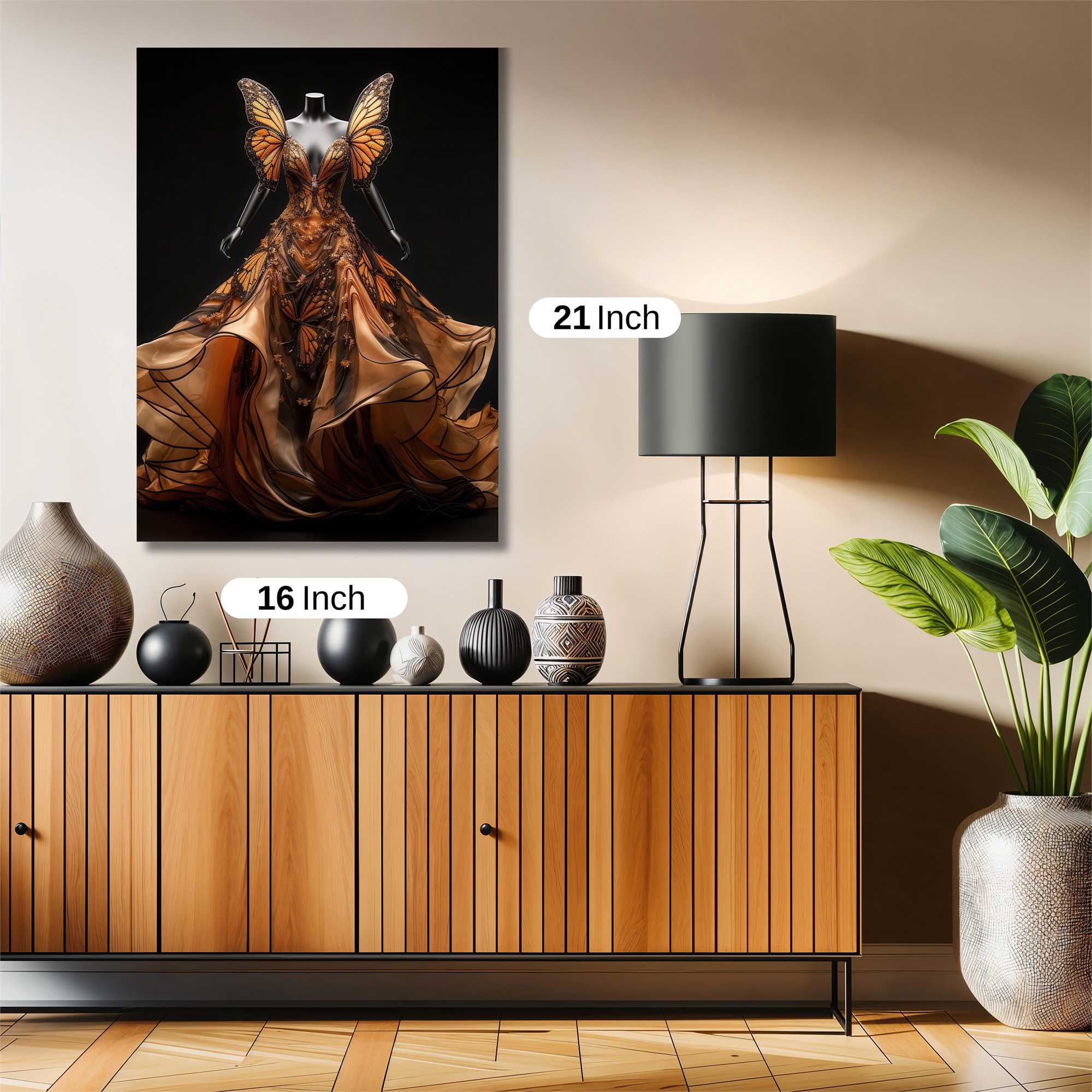Butterfly Elegance Safe Wall Magnetic / M