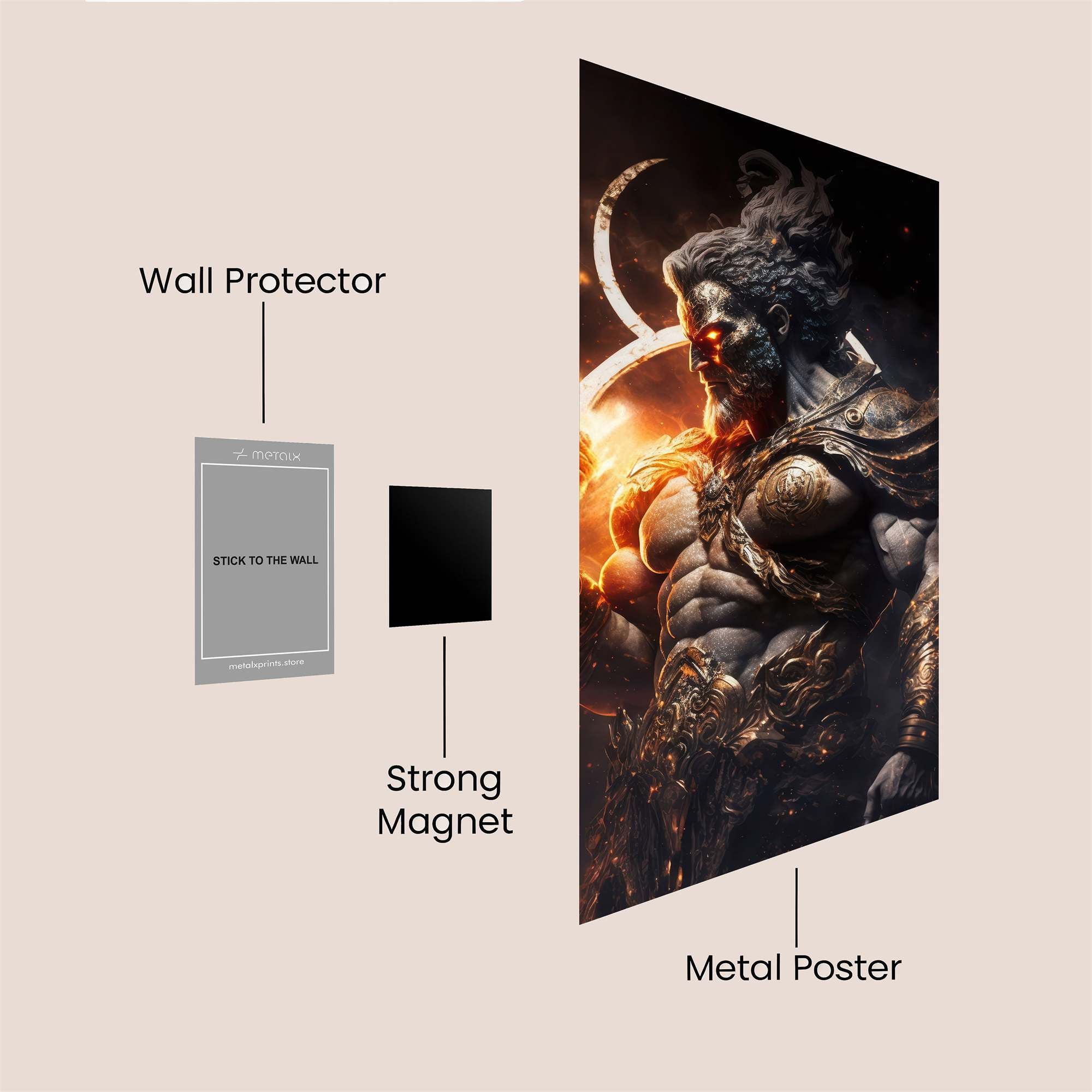 Shiva Fierce Safe Wall Magnetic / M