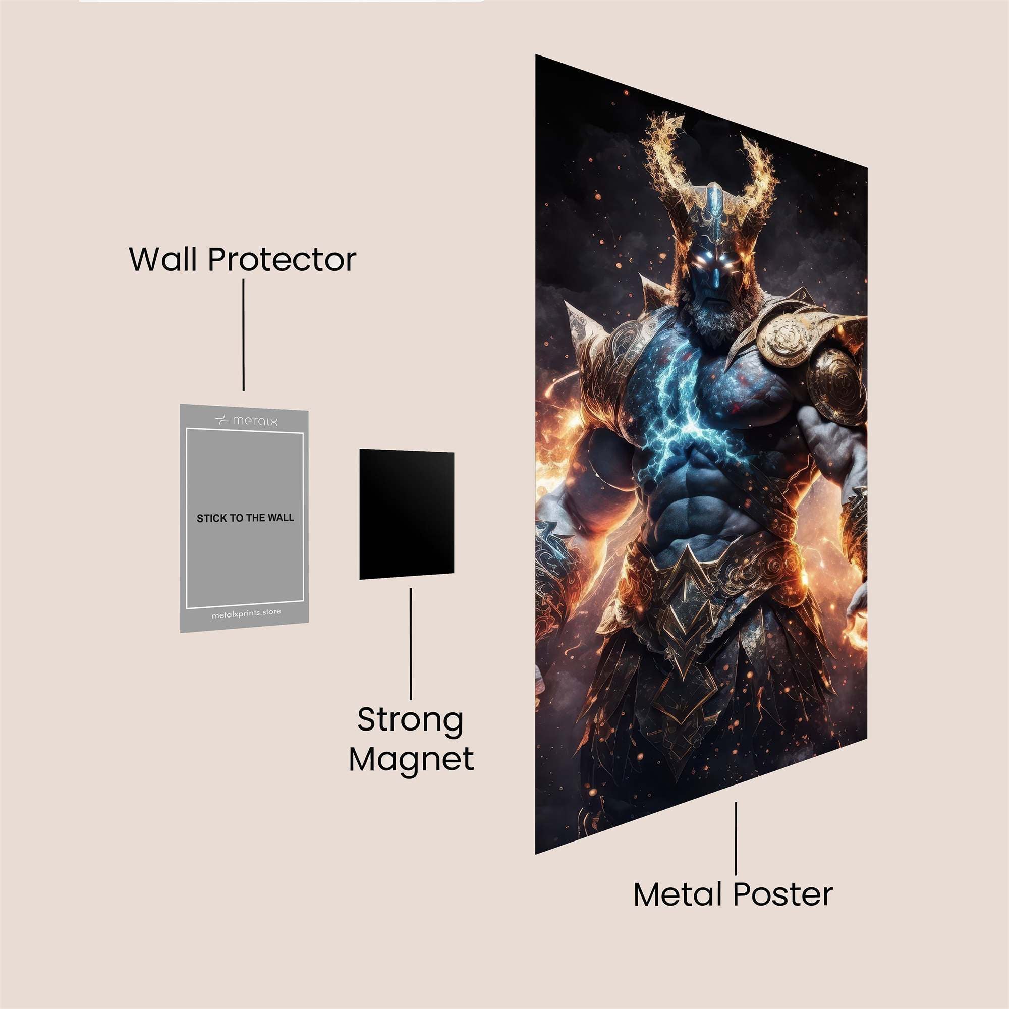Hades Unleashed Safe Wall Magnetic / M