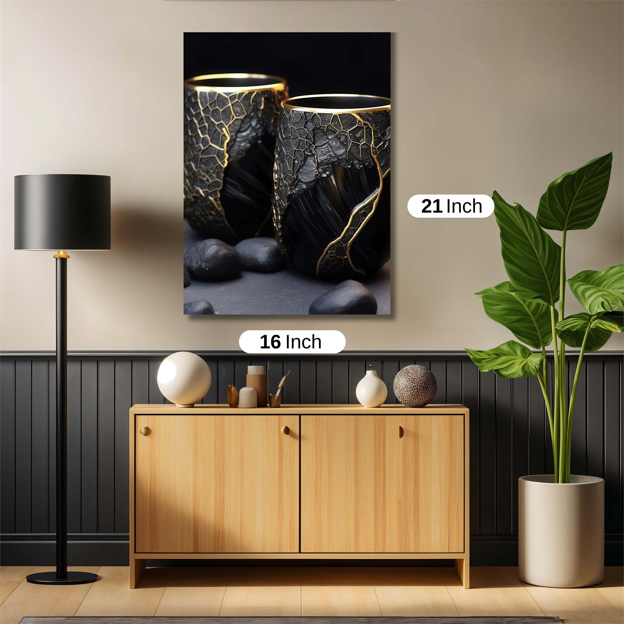 Obsidian Elegance Safe Wall Magnetic / M