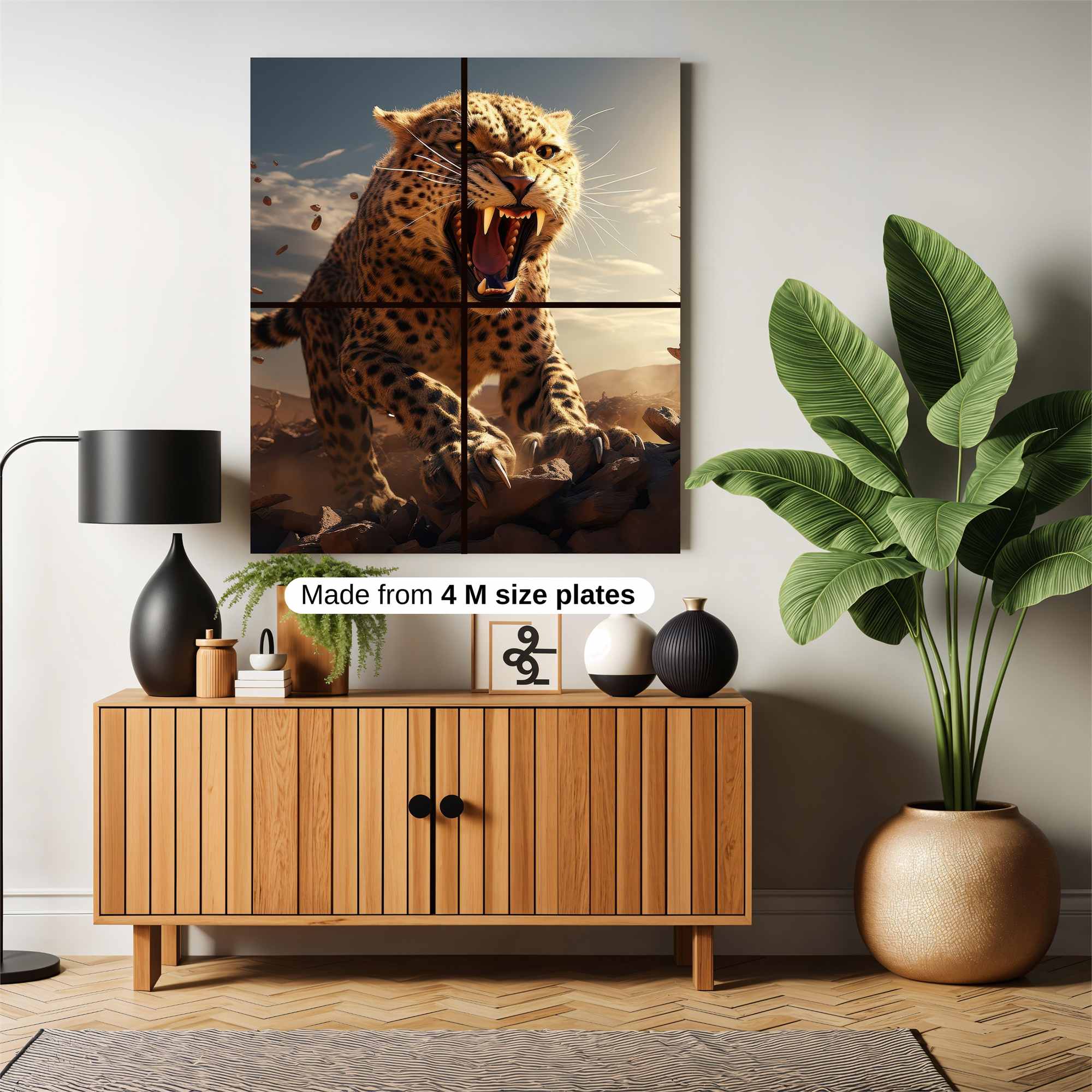 Leopard Fury Safe Wall Magnetic / M