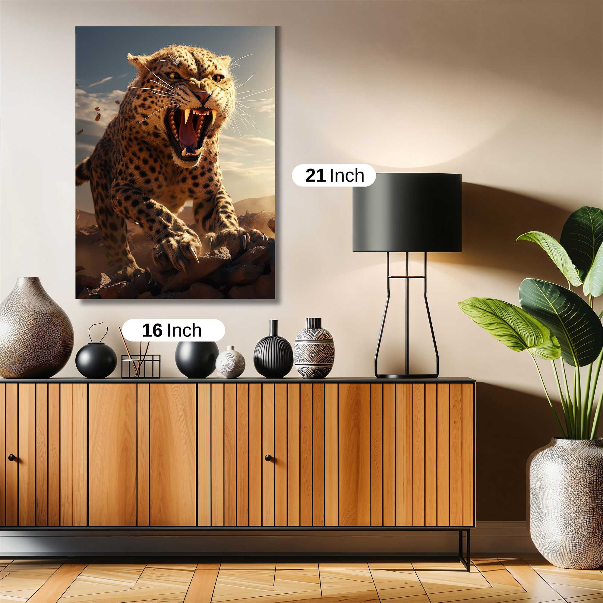 Leopard Fury Safe Wall Magnetic / M