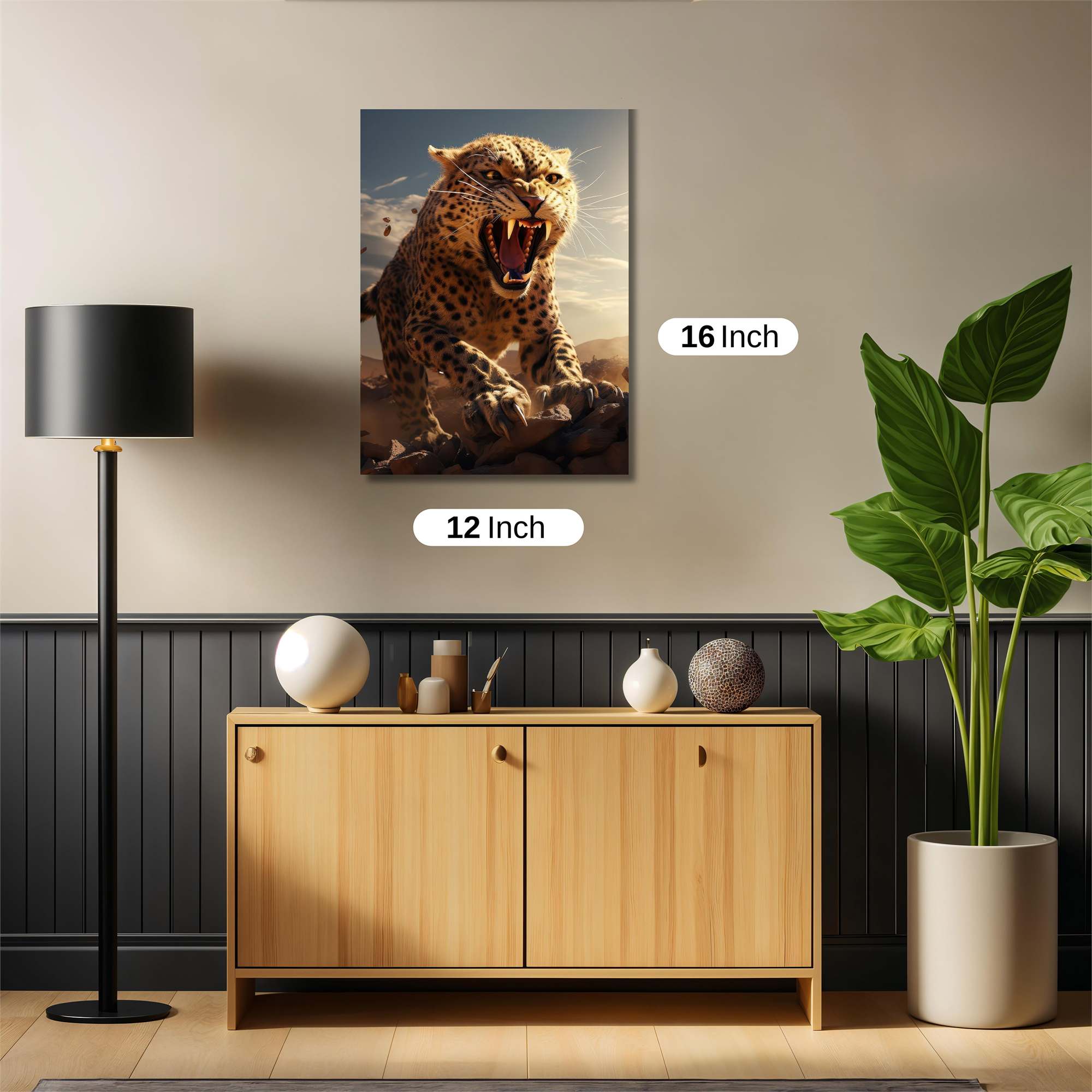 Leopard Fury Safe Wall Magnetic / M