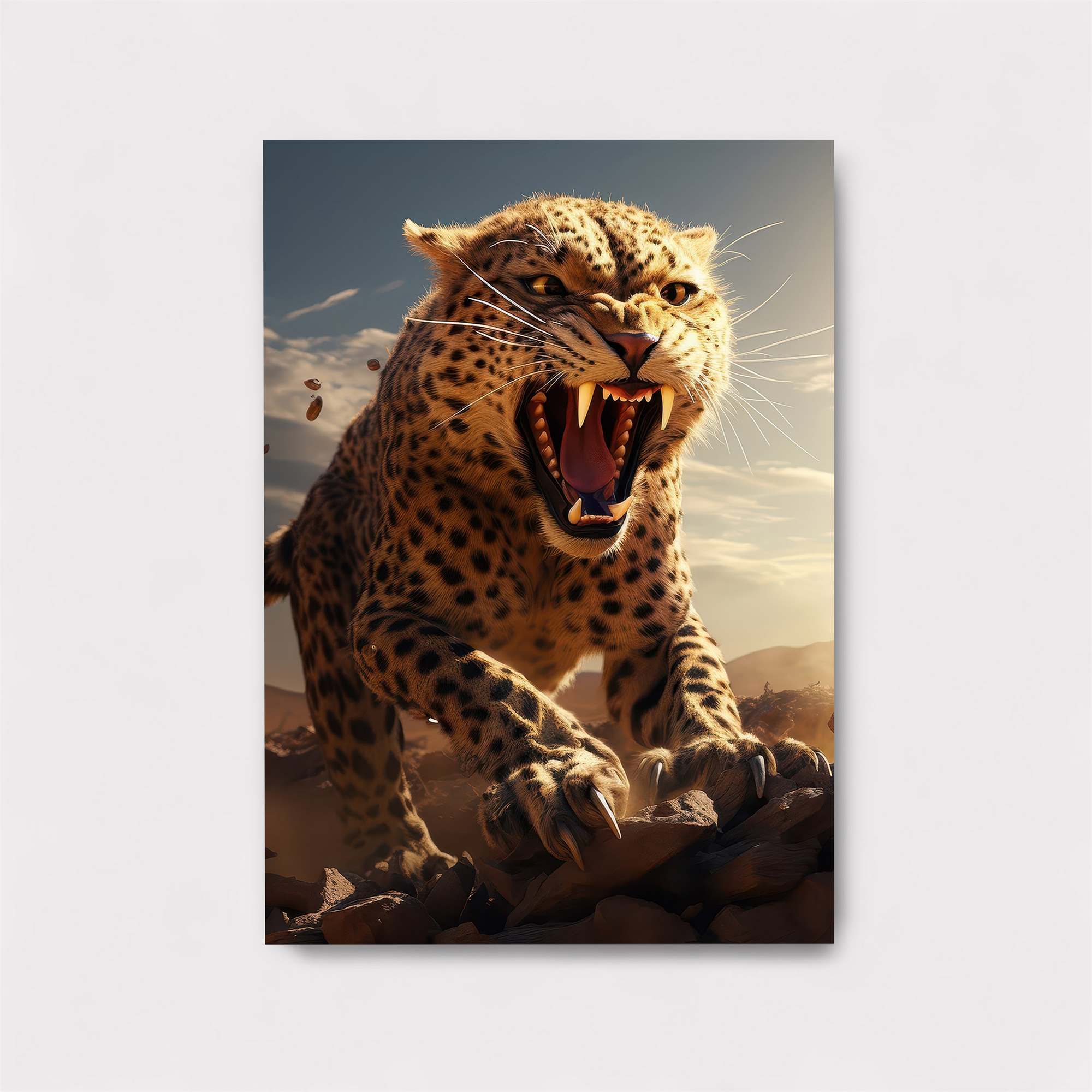 Leopard Fury Safe Wall Magnetic / M